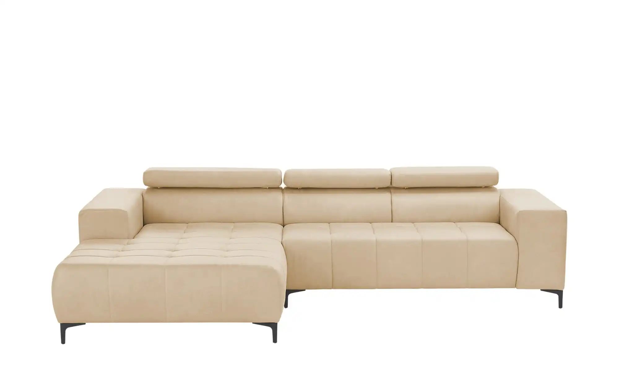 switch Ecksofa aus Mikrofaser Caro ¦ beige ¦ Maße (cm): B: 289 H: 93 T: 175 günstig online kaufen