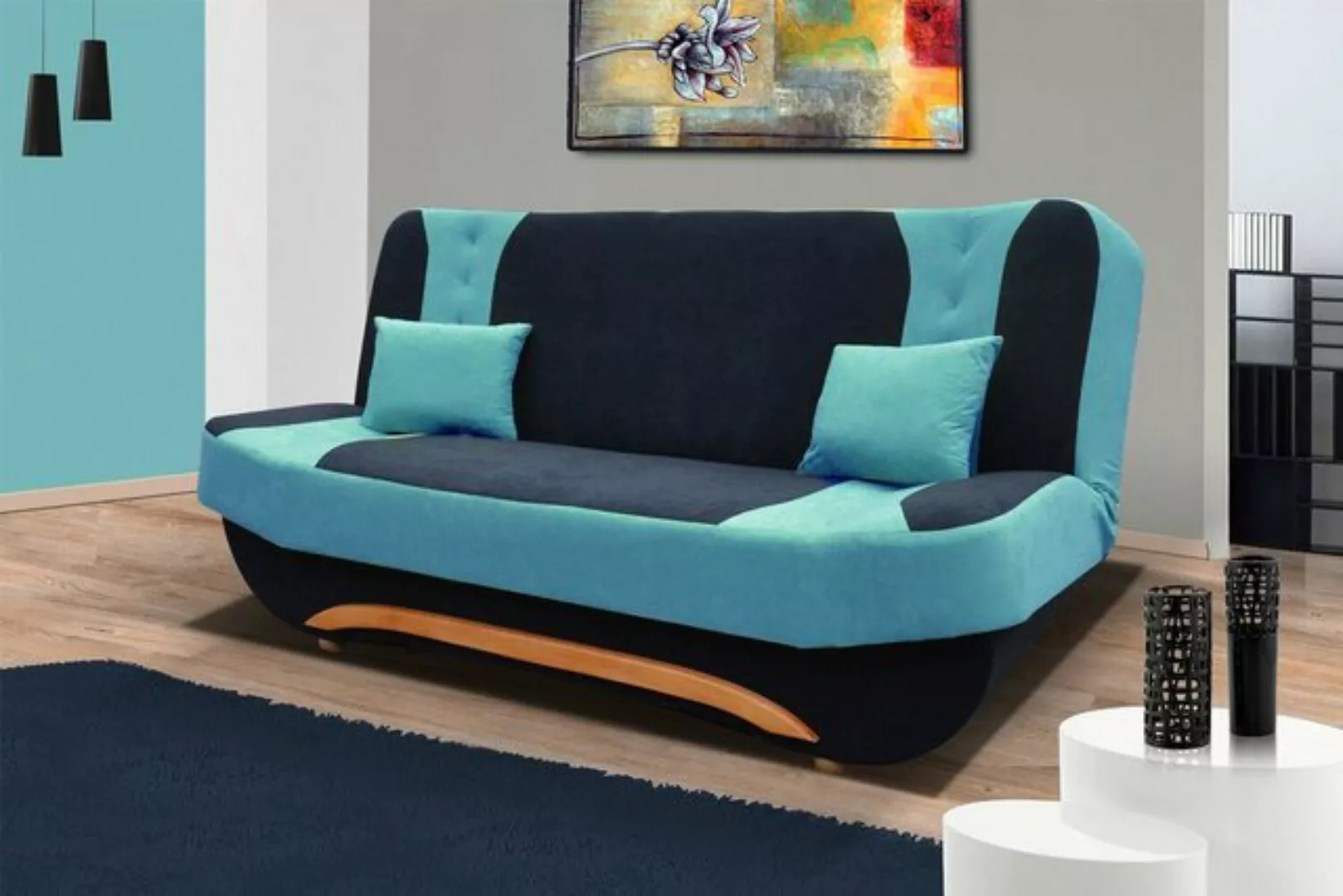 JVmoebel Sofa Couch Schlafsofa XXL Textil Big Sofa Couchen 3Sitzer, Made in günstig online kaufen