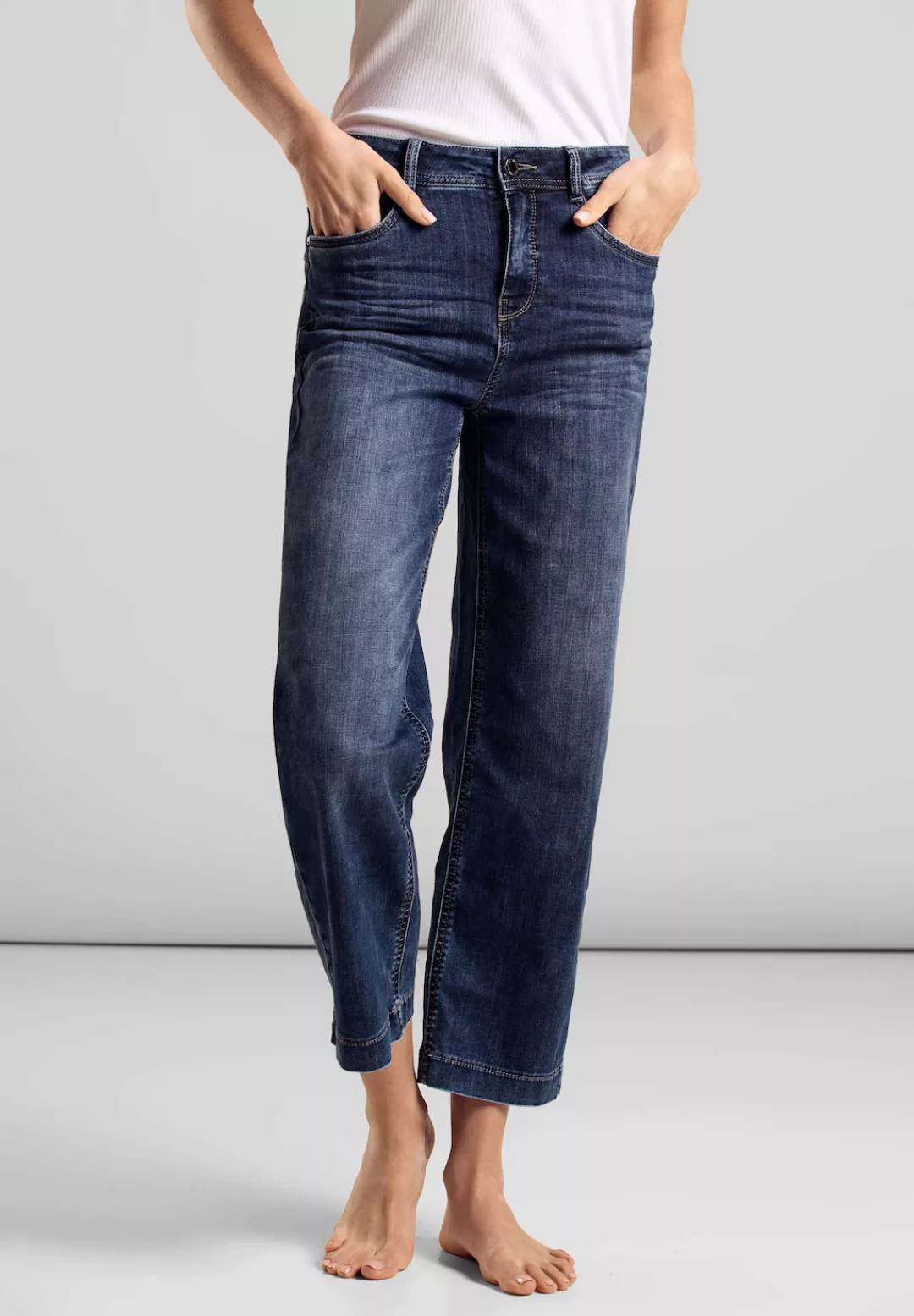 STREET ONE Straight-Jeans im Five-Pocket Style günstig online kaufen