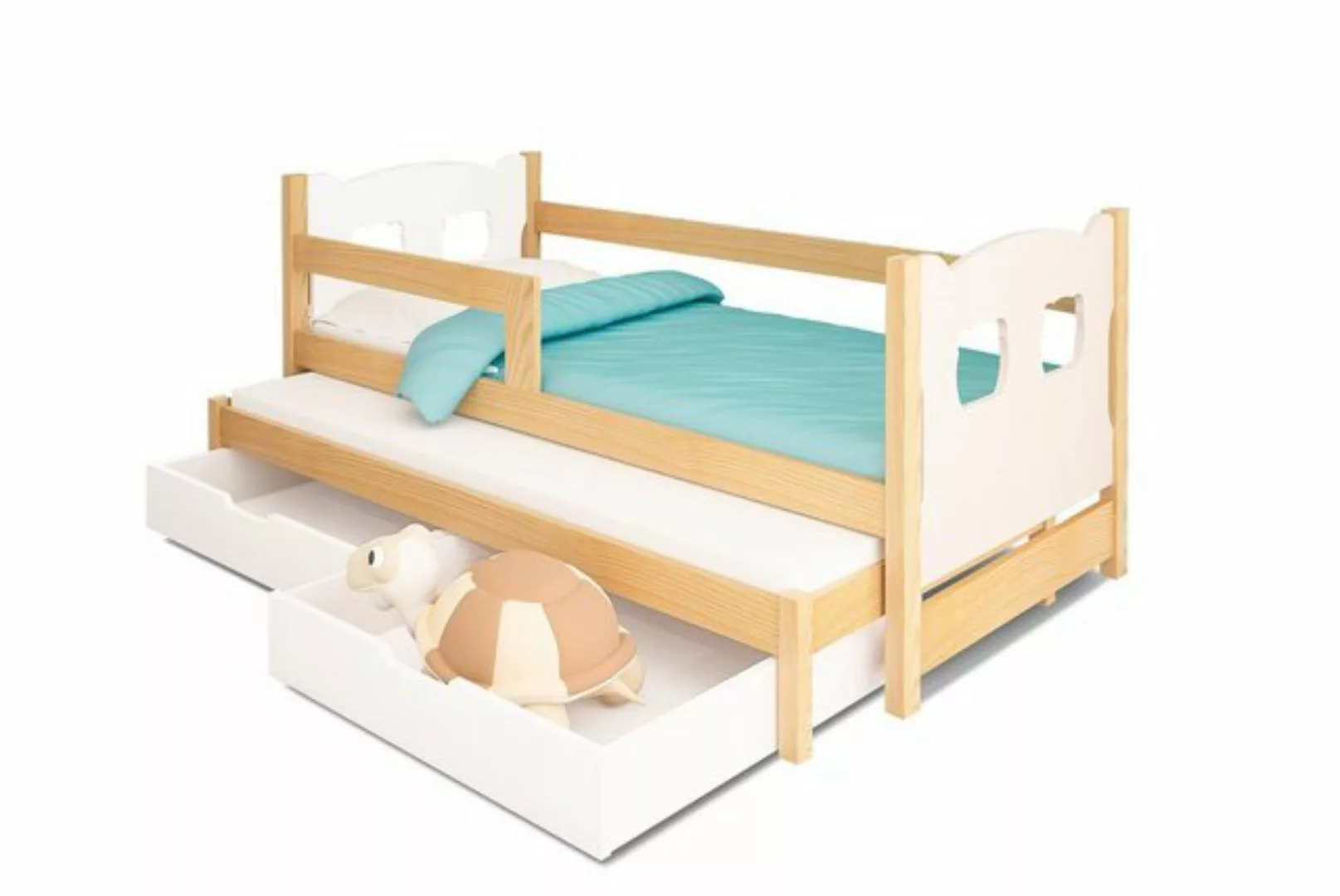 Stylefy Kinderbett Crack (Kinderbett, Bett), 75x180 cm, mit Bettkasten, aus günstig online kaufen