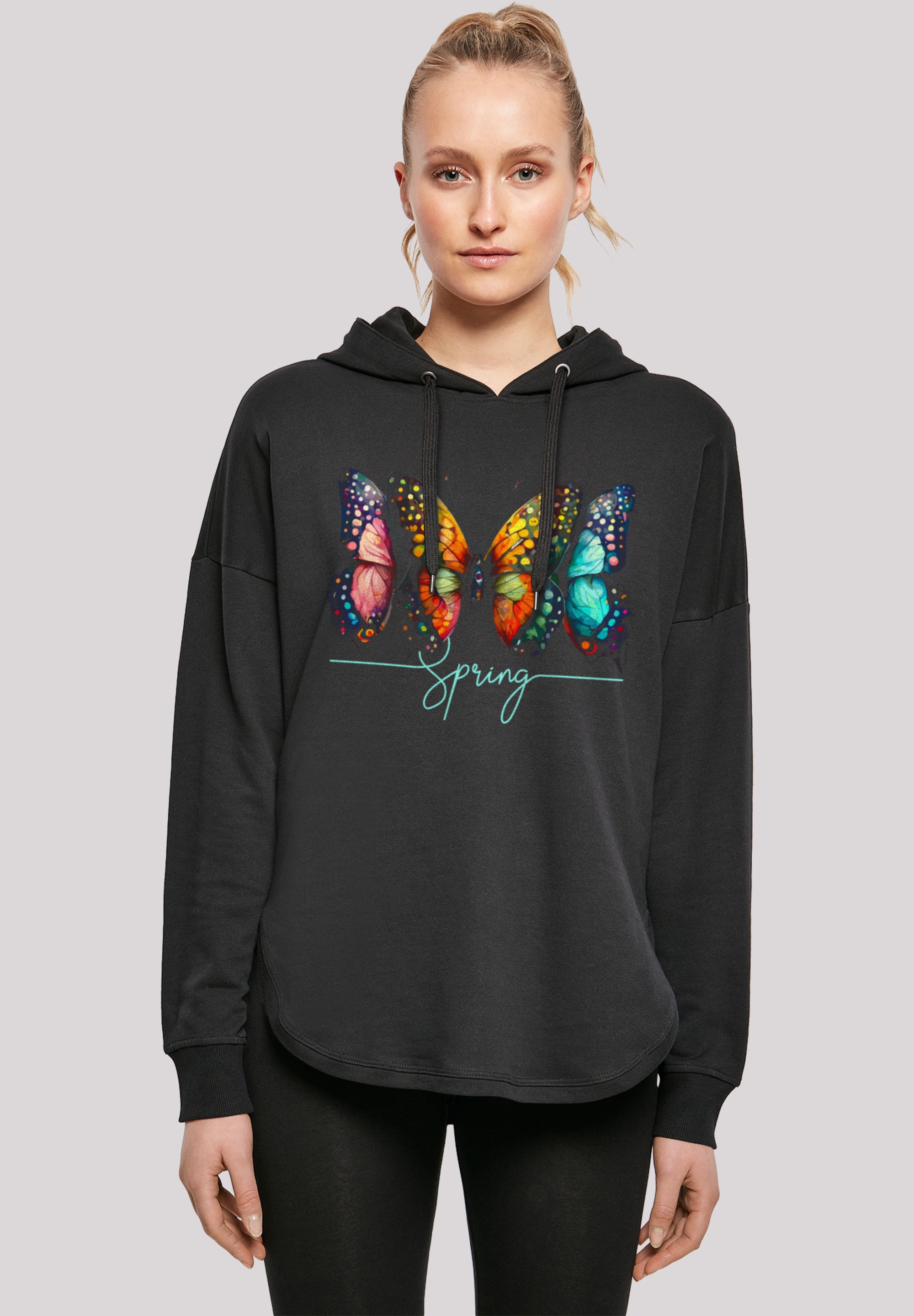 F4NT4STIC Kapuzenpullover "Schmetterling Illusion Oversize Hoodie", Print günstig online kaufen