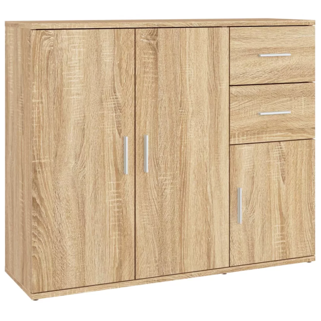 Vidaxl Sideboard Sonoma-eiche 91x29,5x75 Cm Holzwerkstoff günstig online kaufen