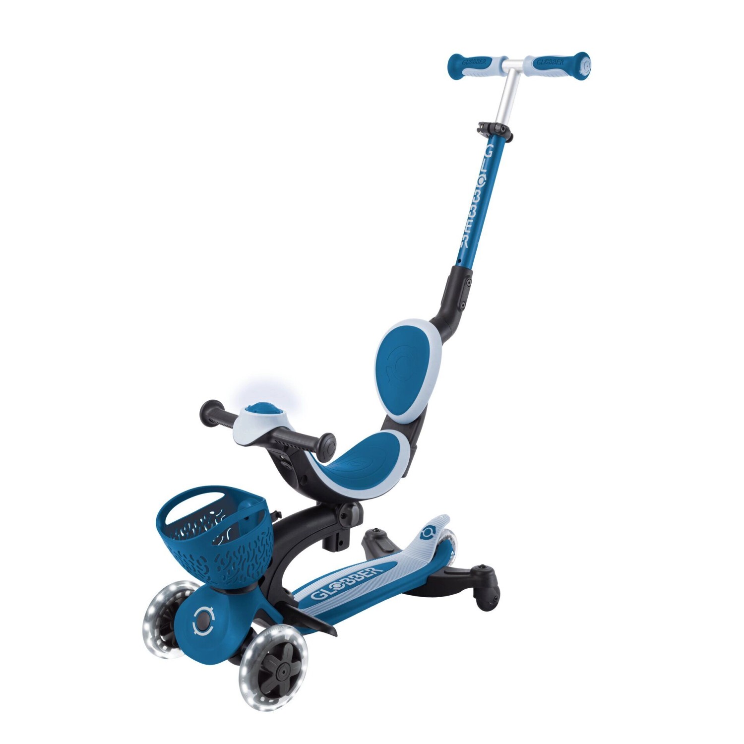 Globber Go-Up Baby 360 Lights 3 in 1 Aufsitzrad Laufrad Scooter Höhenverste günstig online kaufen