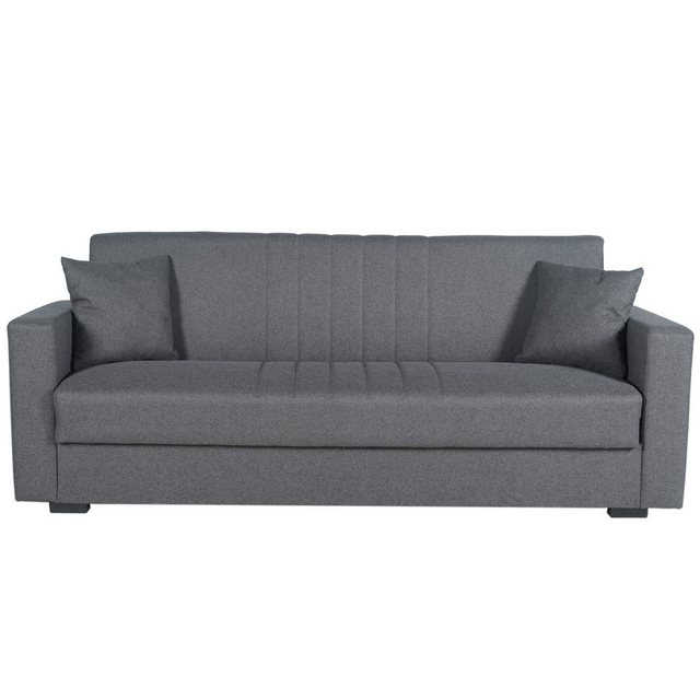 Pointhome Sofa 3-Sitzer Bettfunktion und Bettkasten Sofas für Wohnzimmer günstig online kaufen