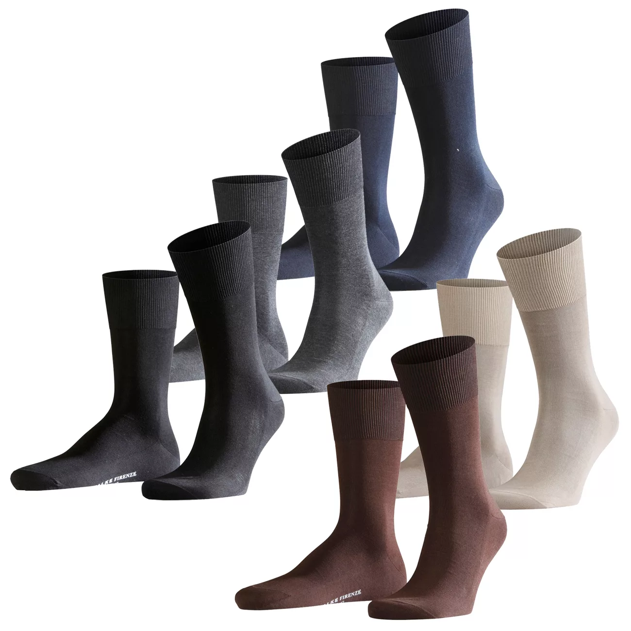 Businesssocken - Firenze Socken - 2er 3er 4er Multipack günstig online kaufen