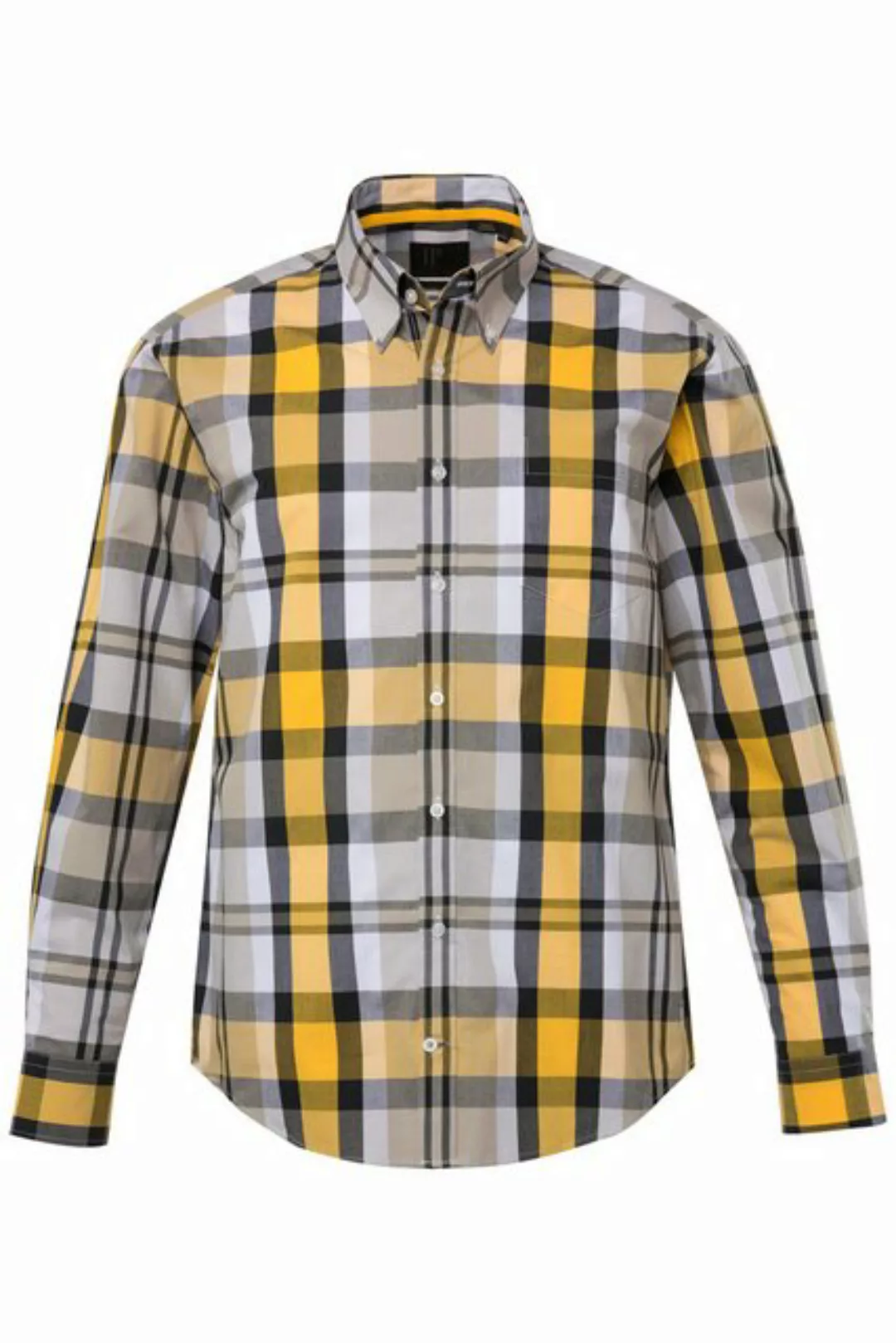 JP1880 Businesshemd Karohemd Langarm Buttondown-Kragen Modern Fit günstig online kaufen