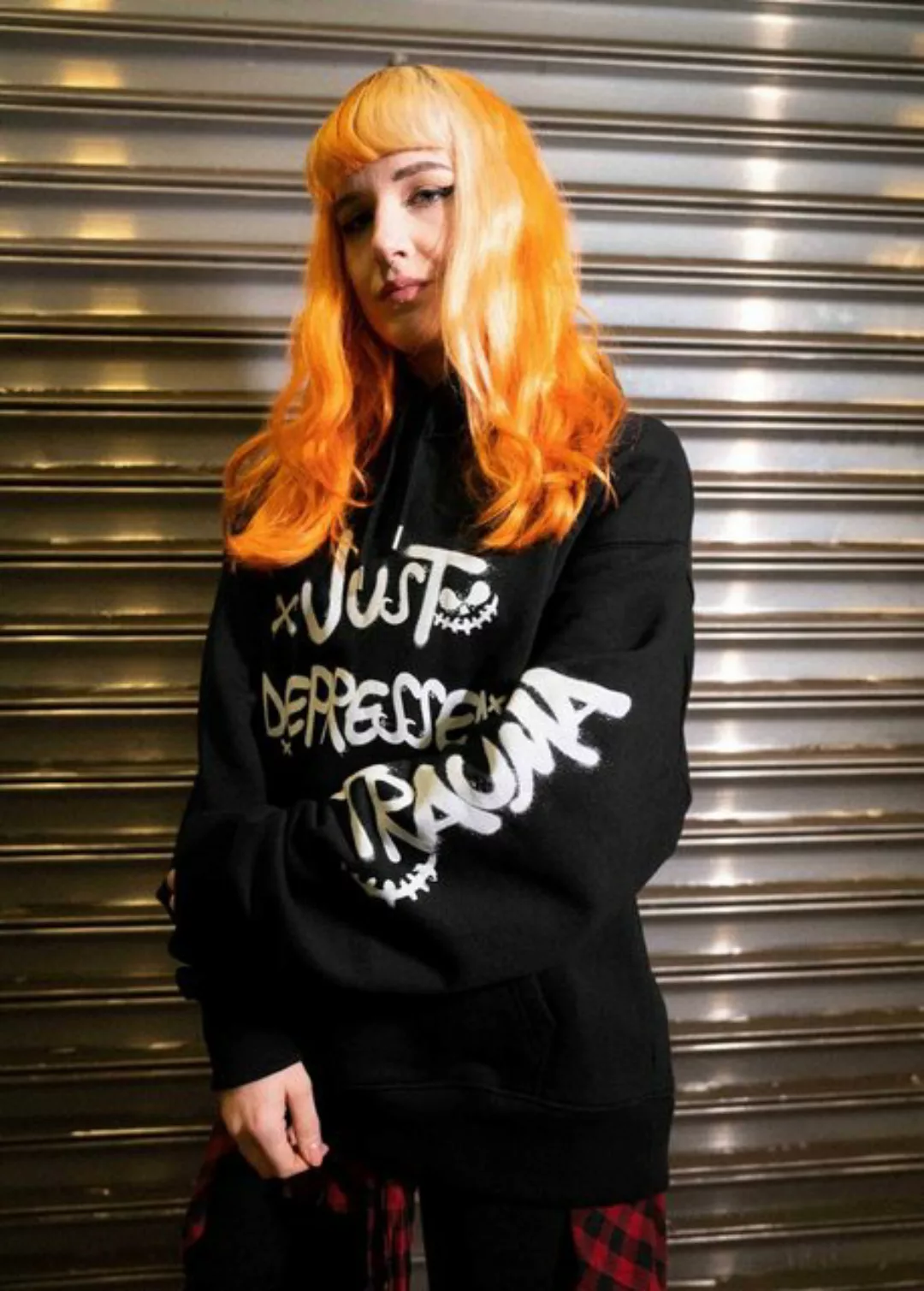 JustdePressed Clothing Hoodie Trauma - unisex heavy oversize Hoodie günstig online kaufen