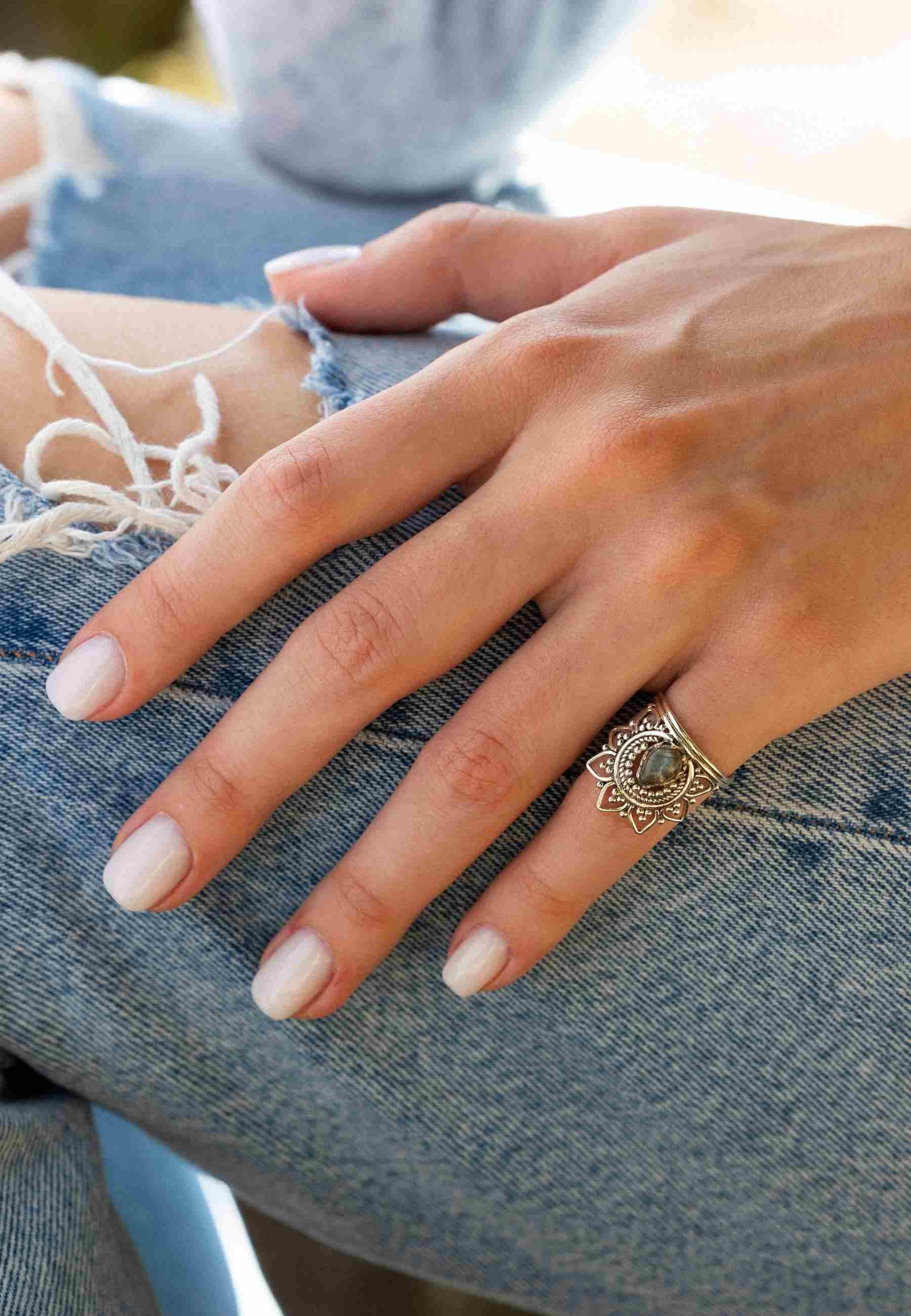 mantraroma Silberring MUDARA-SATU aus 925 Silber günstig online kaufen