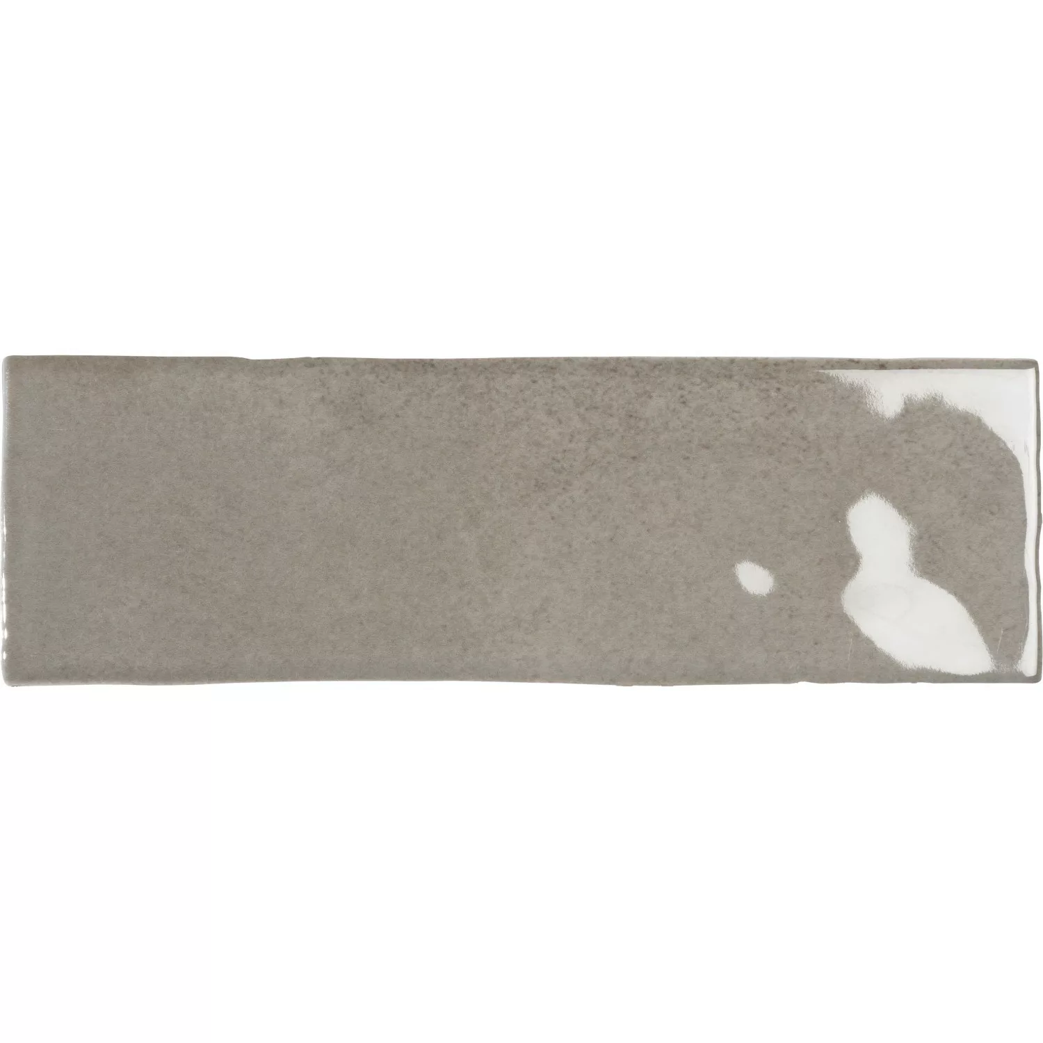 Wandfliese Nolita Steingut Grau Glasiert Glänzend 6,5 cm x 20 cm günstig online kaufen