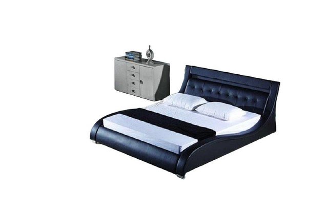 JVmoebel Bett Bett Betten Polster Doppel Ehe Hotel Luxus Leder Moderne Desi günstig online kaufen