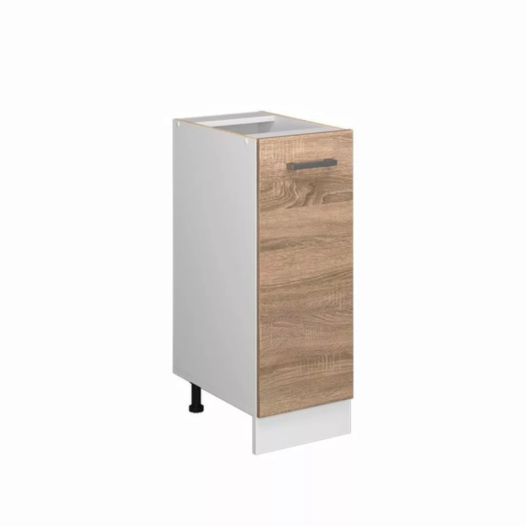 Vicco Apothekerschrank R-Line, Sonoma/Weiß, 30 cm, AP Eiche günstig online kaufen