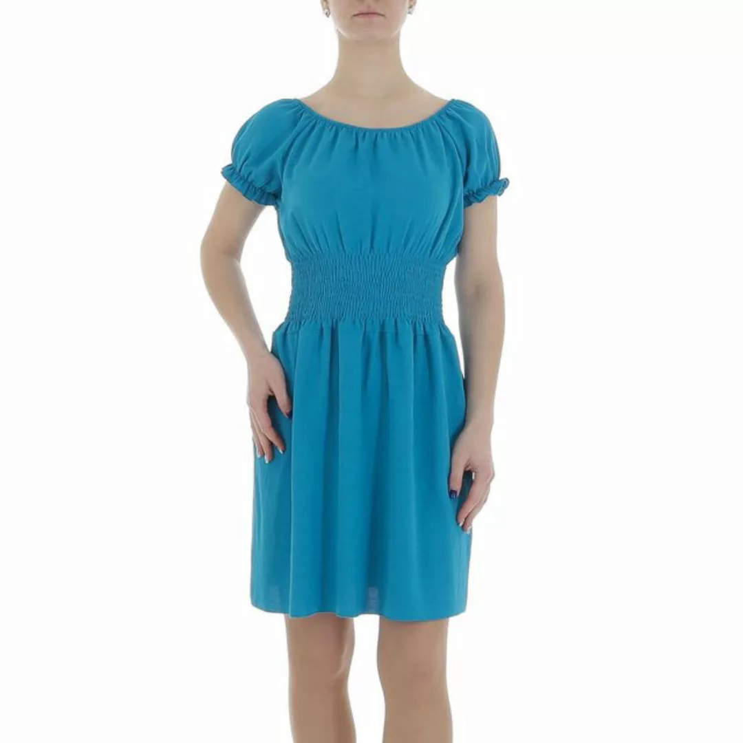 Ital-Design Sommerkleid Damen Freizeit (86164459) Kreppoptik/gesmokt Minikl günstig online kaufen