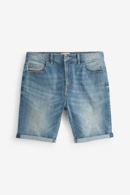 Next Jeansshorts Straight Fit Jeansshorts mit Stretch (1-tlg) günstig online kaufen