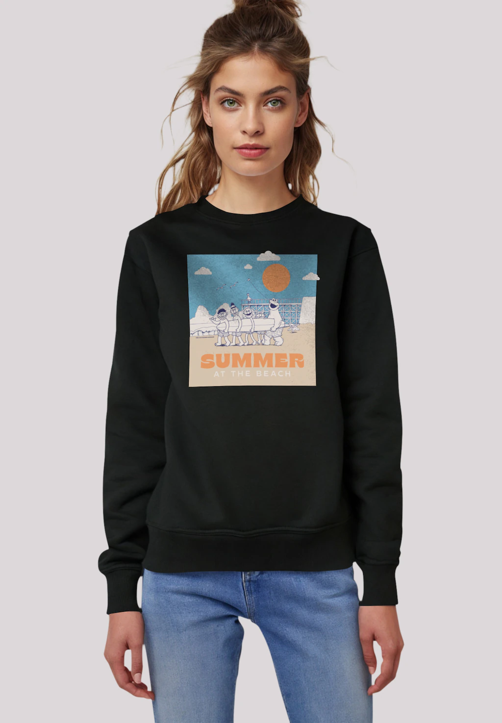 F4NT4STIC Sweatshirt "Sesamstraße Summer at the Beach", Premium Qualität,No günstig online kaufen