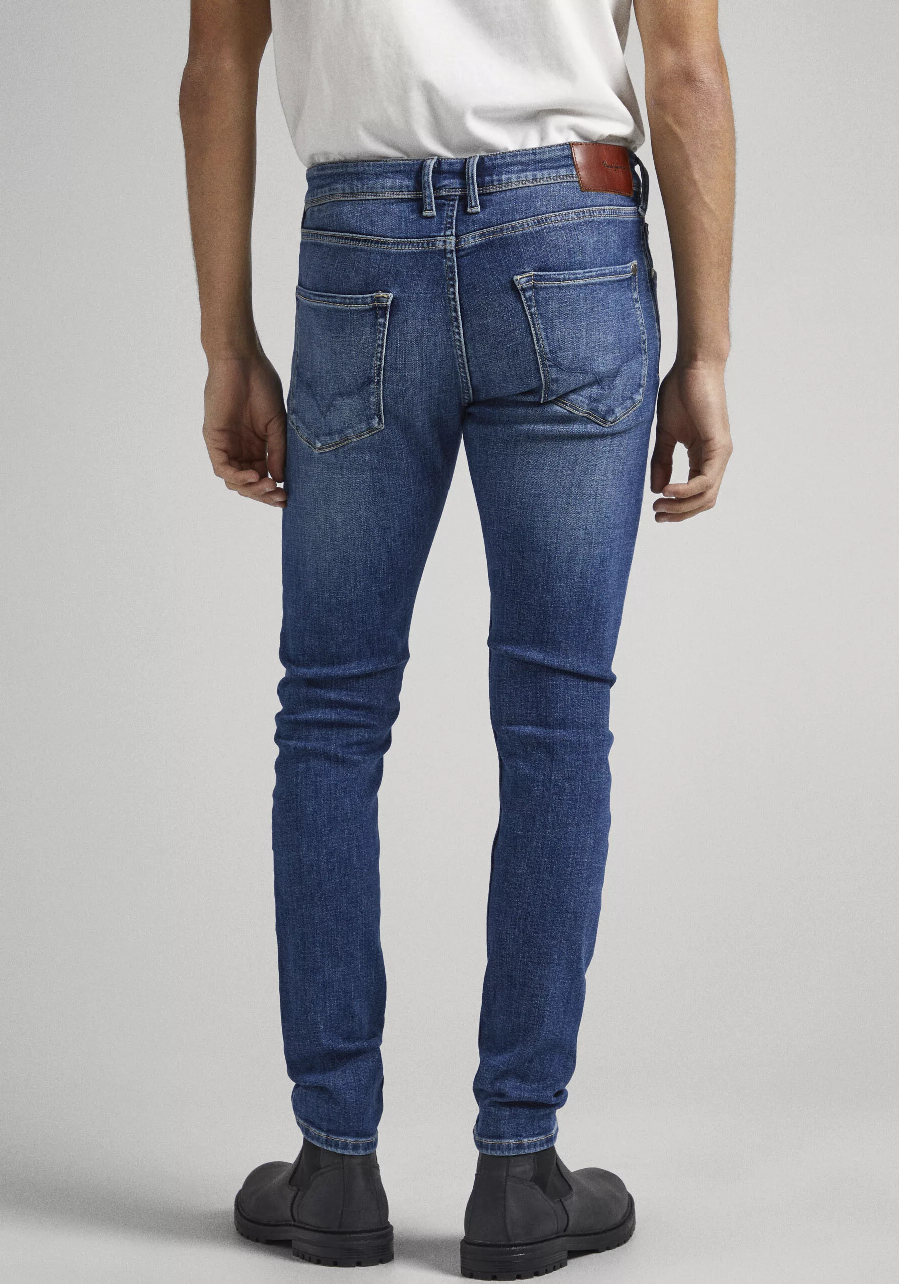 Pepe Jeans Herren Jeans FINSBURY - Skinny Fit - Blau - Blue Denim günstig online kaufen