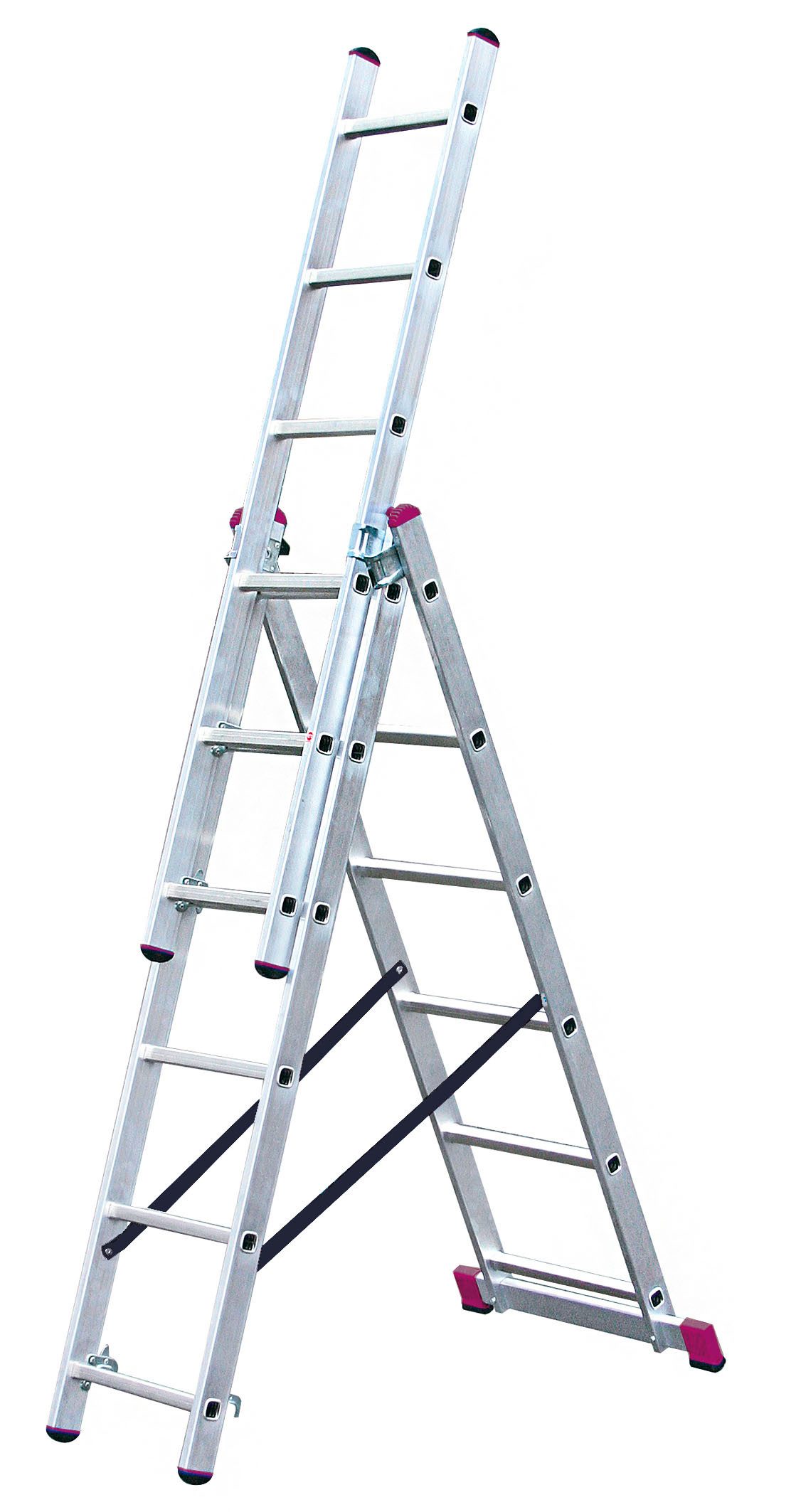 Krause Corda Vielzweck-Leiter 3 x 6 Sprossen Treppenversion günstig online kaufen
