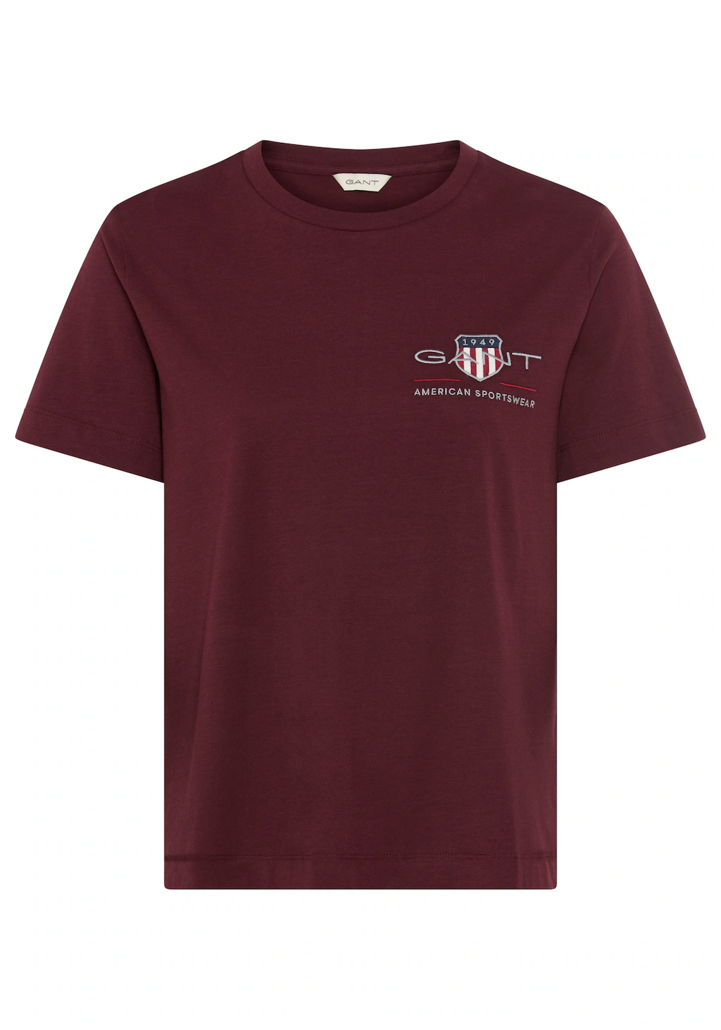 Gant T-Shirt "REG ARCHIVE SHIELD SS T-SHIRT", Stickerei, Rundhals günstig online kaufen