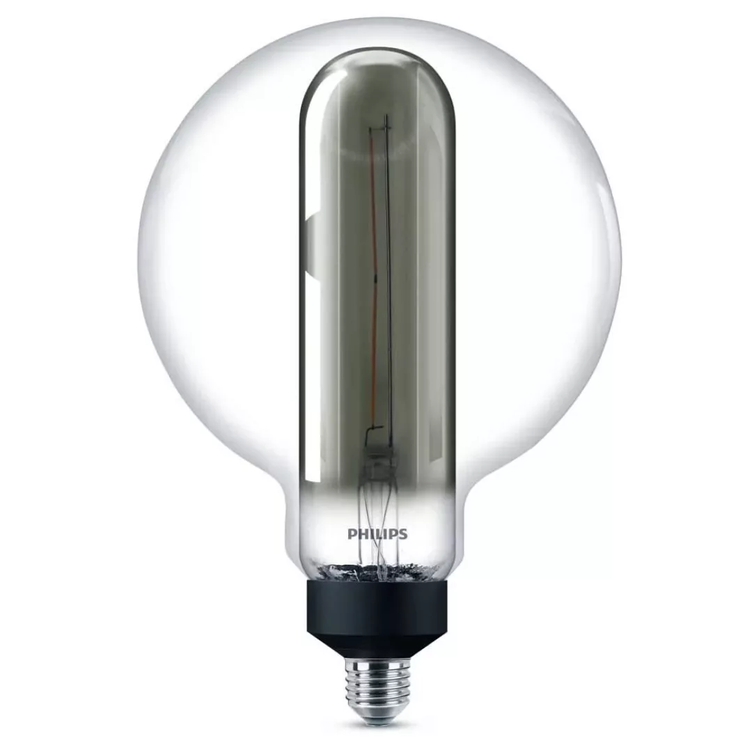 Philips LED Giant Globe Smoky, Vintage Industrial Design ersetzt 25W, E27, günstig online kaufen