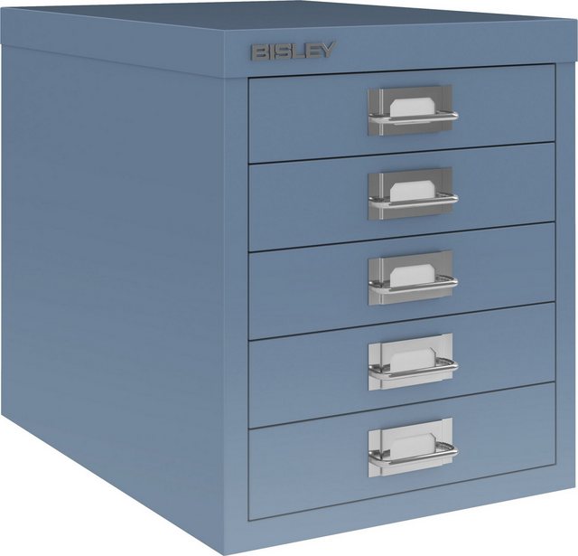 Bisley Aktenschrank MultiDrawer Schubladenschrank in Blau - Maße: H 33 x B günstig online kaufen