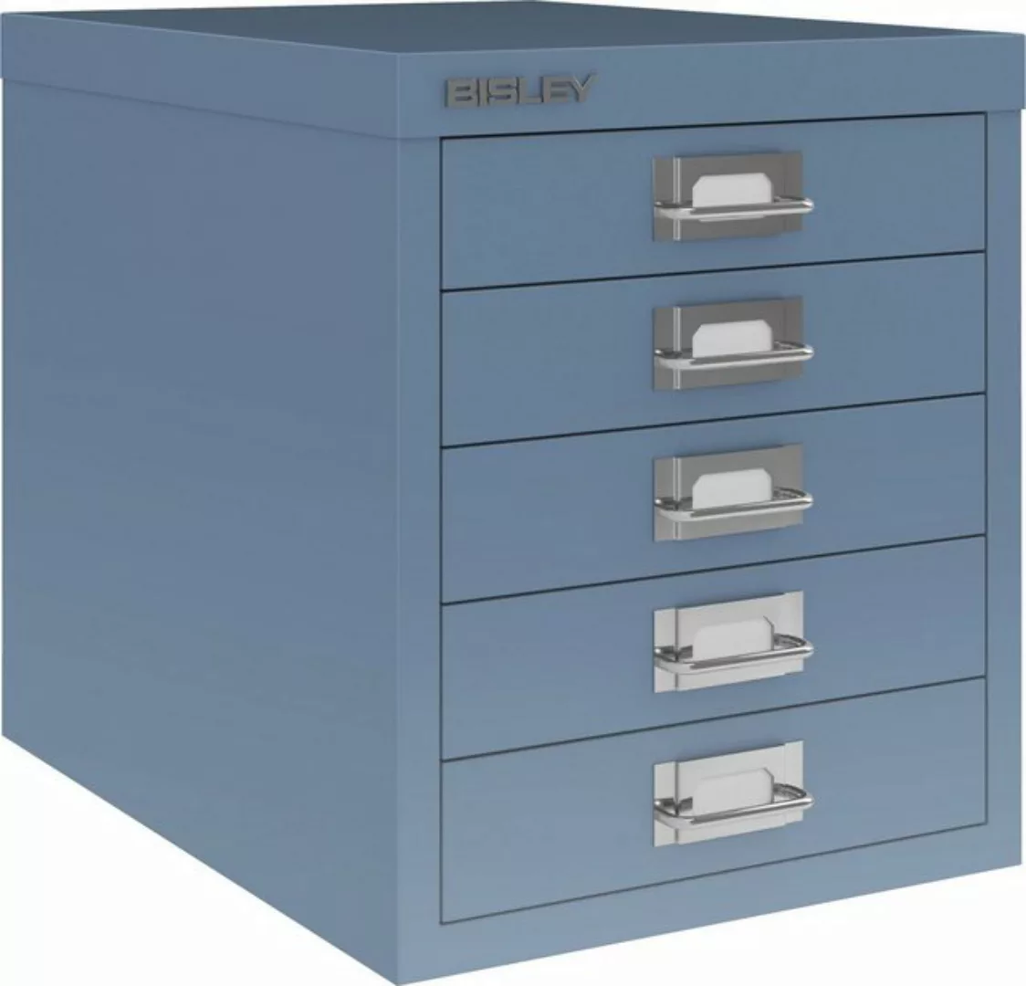 Bisley Aktenschrank MultiDrawer Schubladenschrank in Blau - Maße: H 33 x B günstig online kaufen