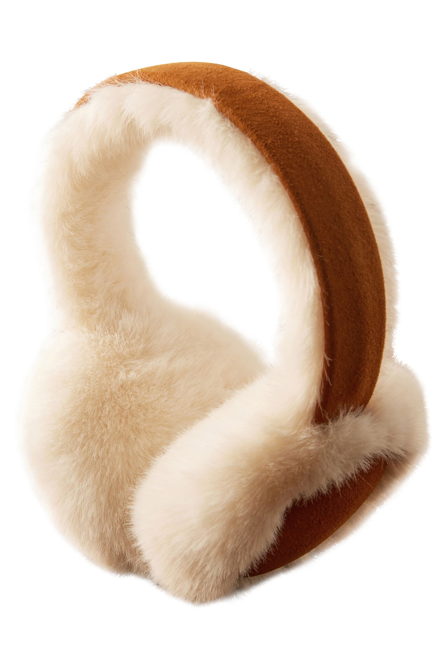 Next Ohrenwärmer Ohrenschützer aus Shearling-Leder (1-St) günstig online kaufen