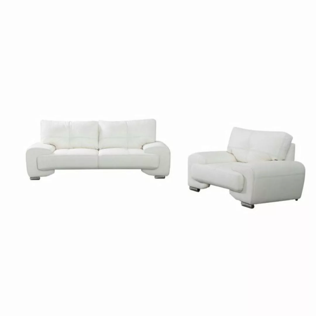 MOEBLO Sofa FLORIDA 2+1, set 2+1 Wohnzimmermöbel 2-Sitzer-Sofa Stoffsofa St günstig online kaufen