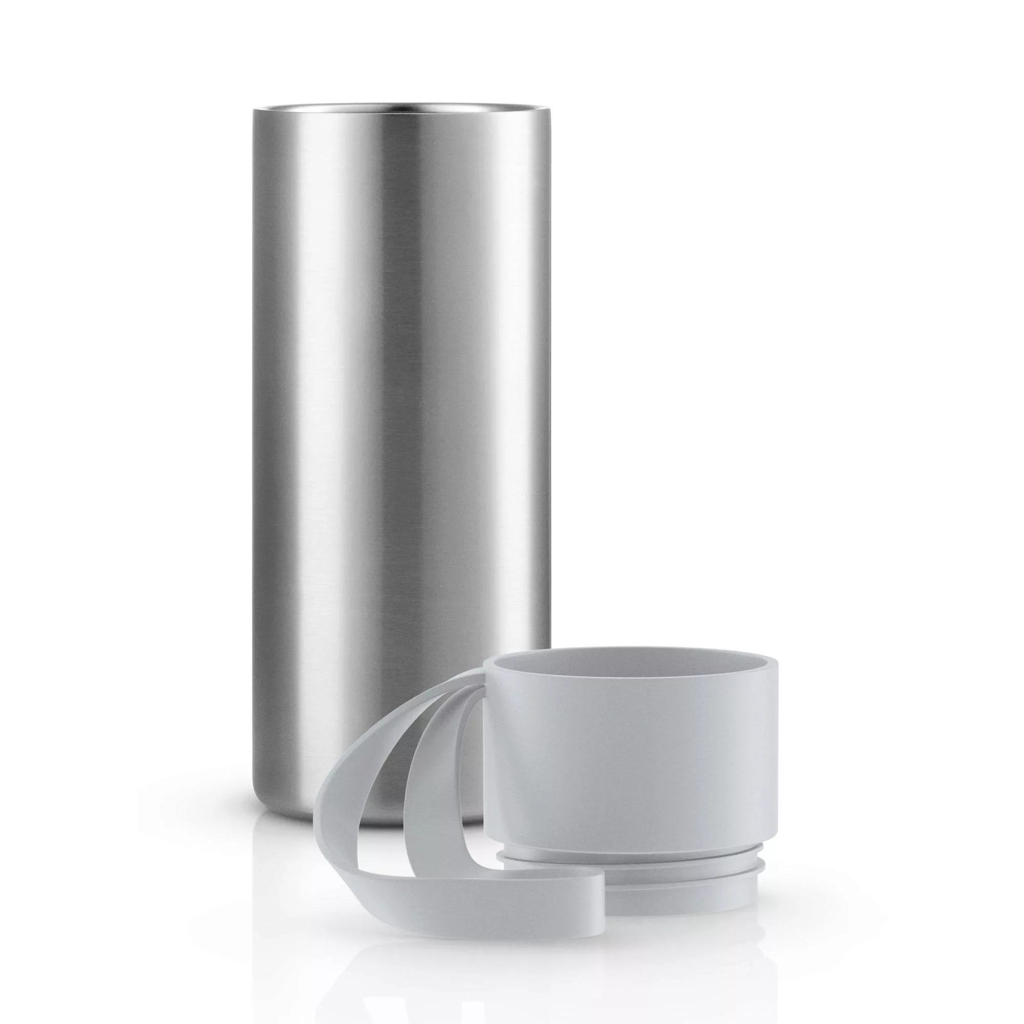 Eva Solo - To Go Cup Thermosflasche 350ml - marmor grau/Edelstahl/H x Ø 20x günstig online kaufen