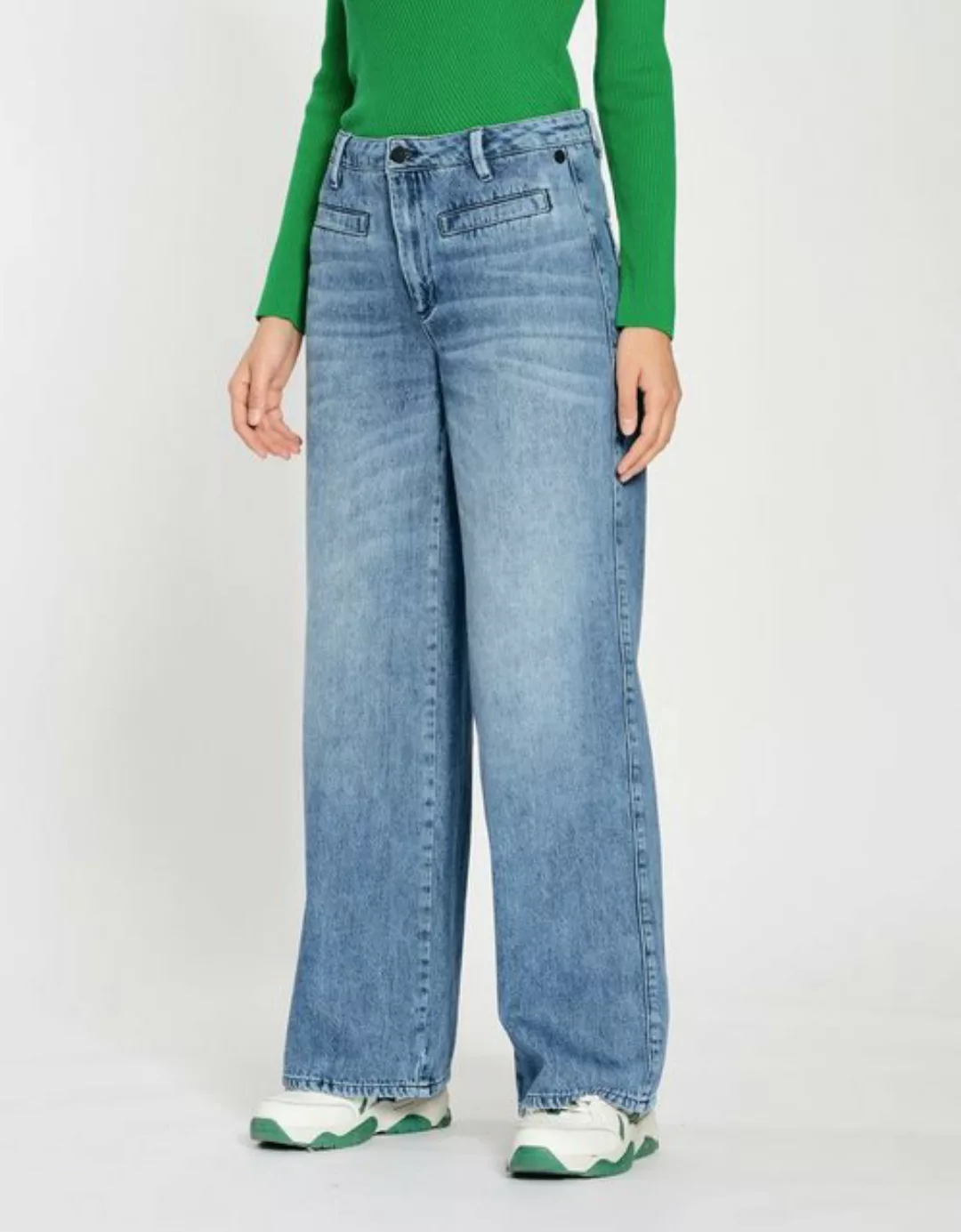 GANG Weite Jeans - Jeans Wide fit - hochwertige Wide-Leg Jeans - 94ZIA günstig online kaufen