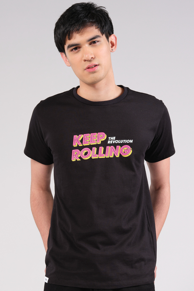 Unisex T-shirt Regular Fit "Keep Rolling" günstig online kaufen