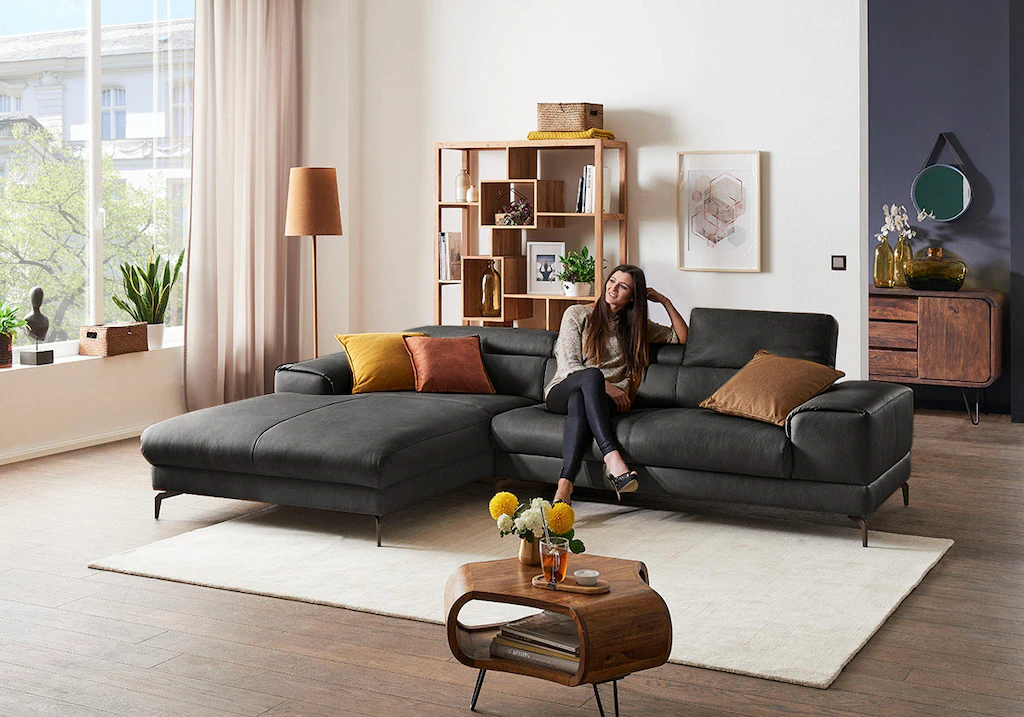 W.SCHILLIG Ecksofa "piedroo, Designsofa mit tollem Sitzkomfort, bequem und günstig online kaufen