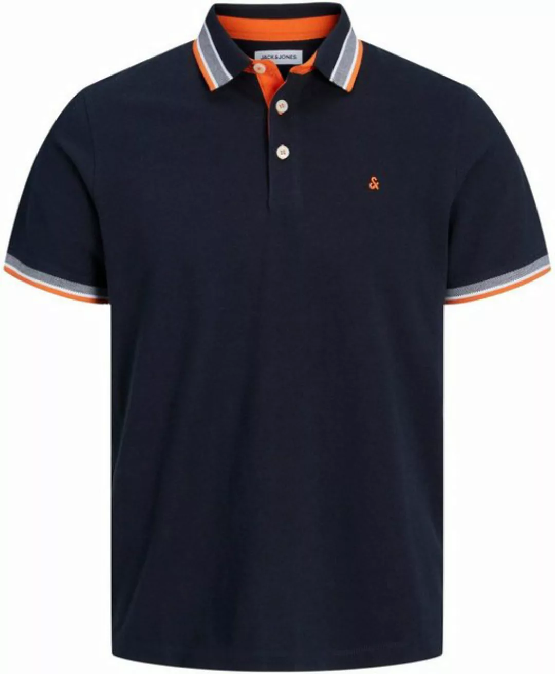 Jack & Jones Poloshirt JJEPAULOS POLO SS NOOS mit Logo Stickerei günstig online kaufen