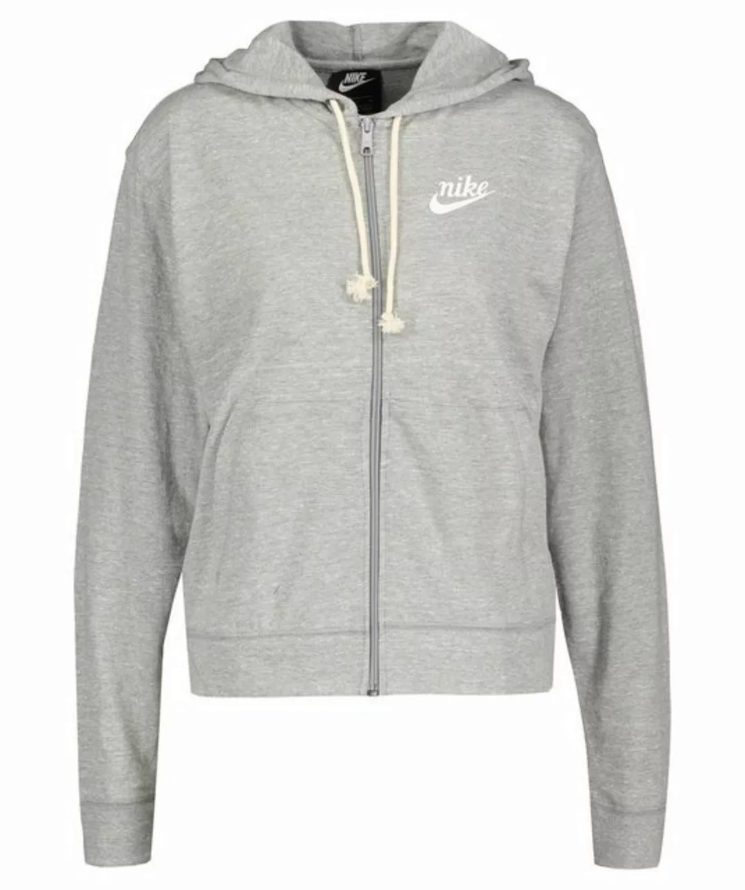 Nike Sportswear Gym Vintage Sweatshirt Mit Reißverschluss L Dark Grey Heath günstig online kaufen