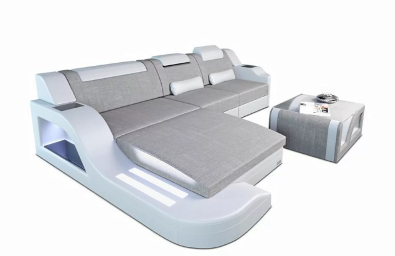 Sofa Dreams Ecksofa Stoffsofa Couch Stoff Polstersofa Palermo L Form, mit L günstig online kaufen