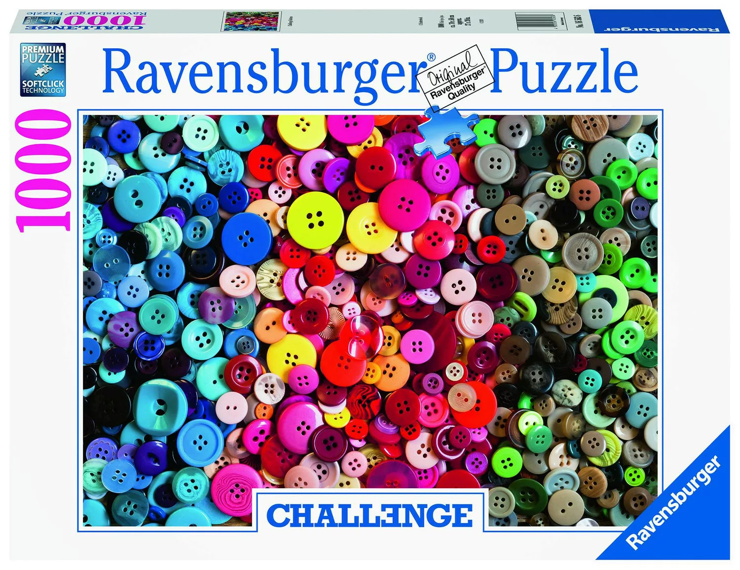 Challenge Buttons - Puzzle 1000 Teile günstig online kaufen