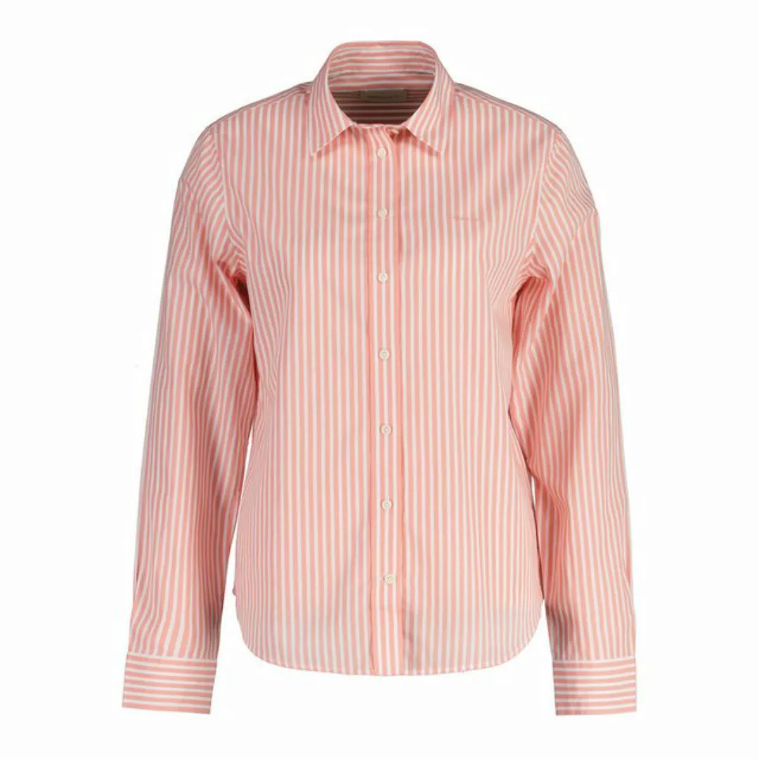 Gant Blusenshirt REG POPLIN STRIPED SHIRT, PEACHY PINK günstig online kaufen