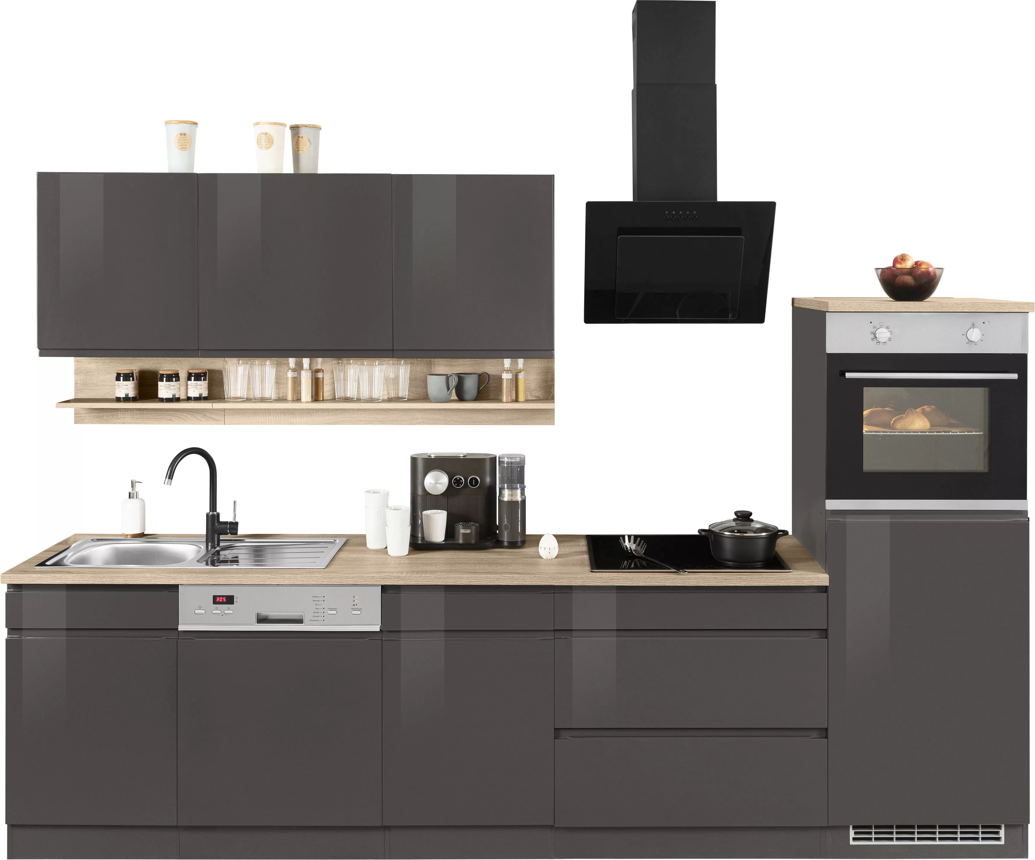 KOCHSTATION Küchenzeile "KS-Virginia", Breite 300 cm, mit E-Geräten günstig online kaufen