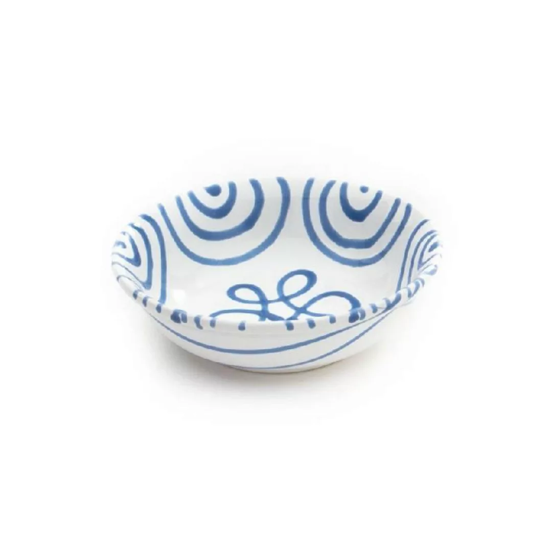 Gmundner Keramik Blaugeflammt Müslischale klein d: 14 cm / h: 4,5 cm / 0,27 günstig online kaufen