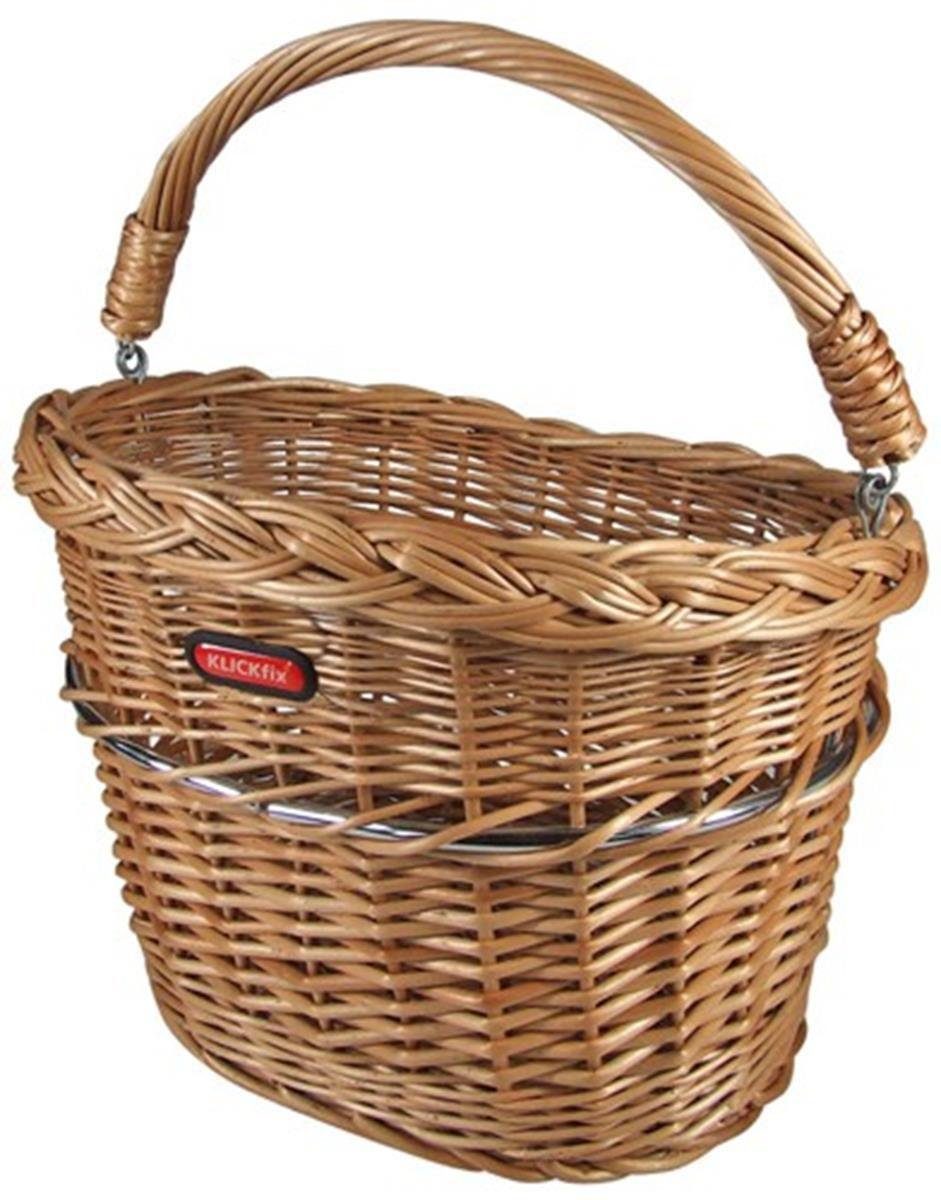 KlickFix Fahrradkorb Vorderradkorb Weidenkorb Mini günstig online kaufen