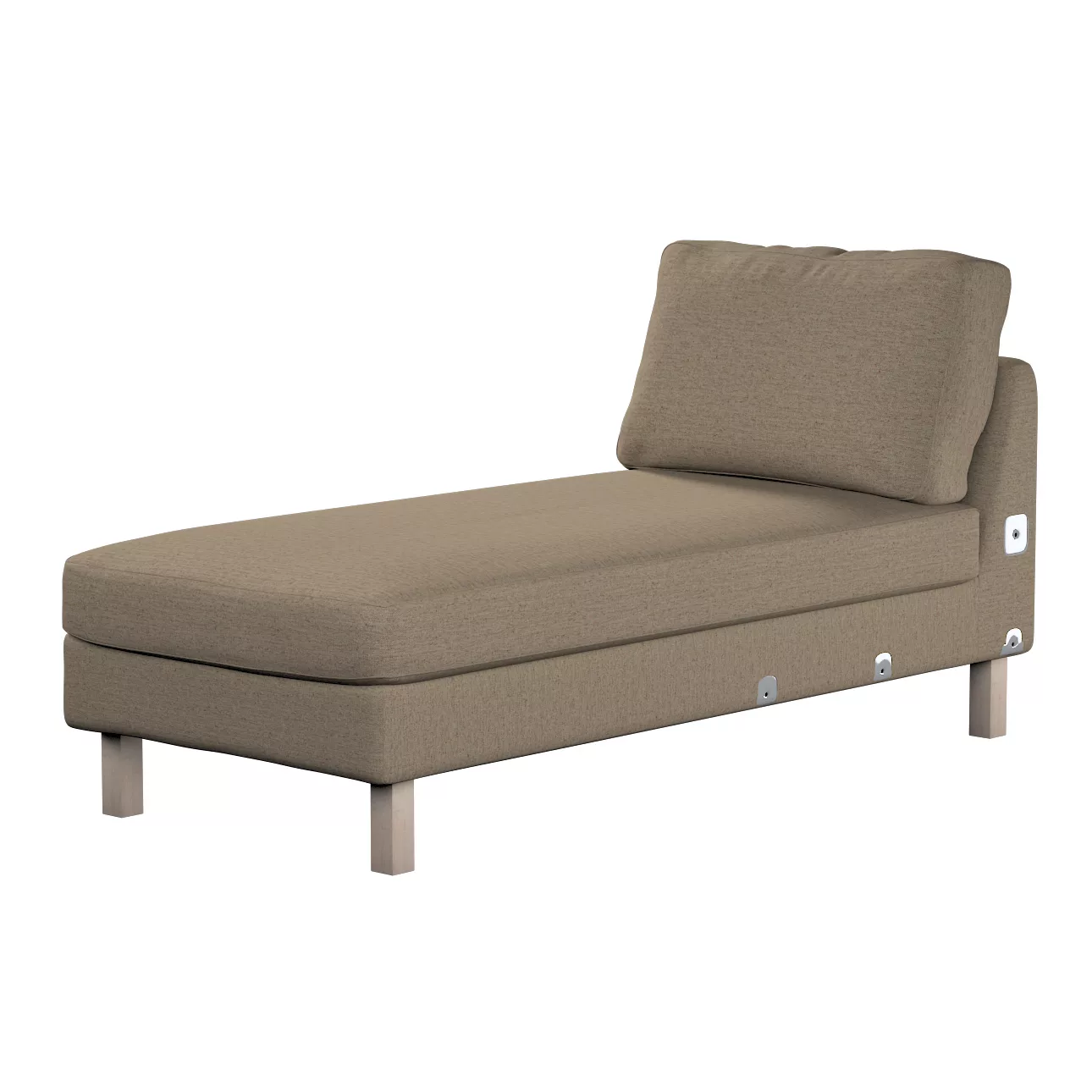 Bezug für Karlstad Recamiere Zustellsofa, kurz, beige, Bezug für Karlstad R günstig online kaufen