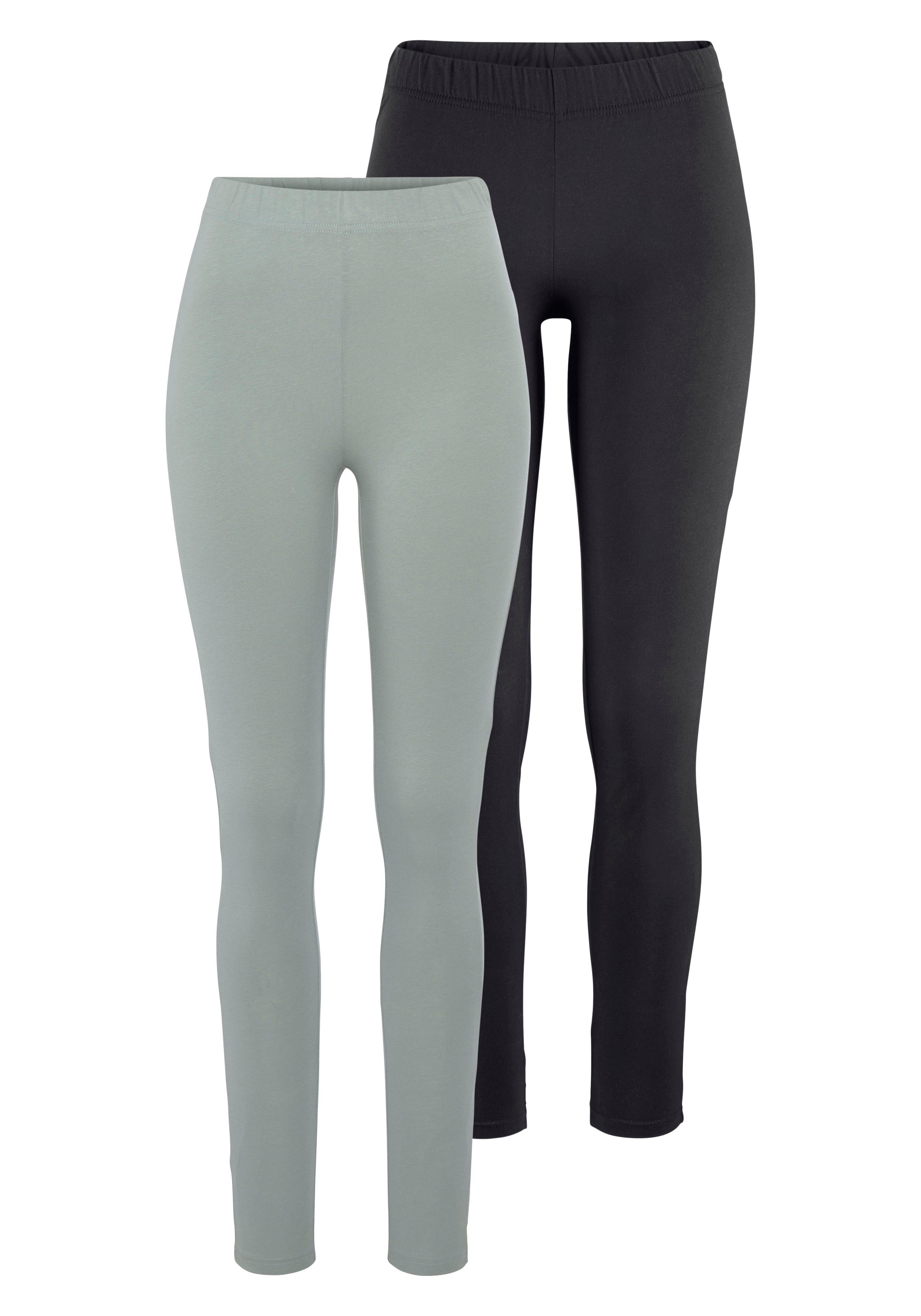 Boysens Leggings, (Packung, 2er-Pack), mit Baumwolle NEUE FARBE günstig online kaufen