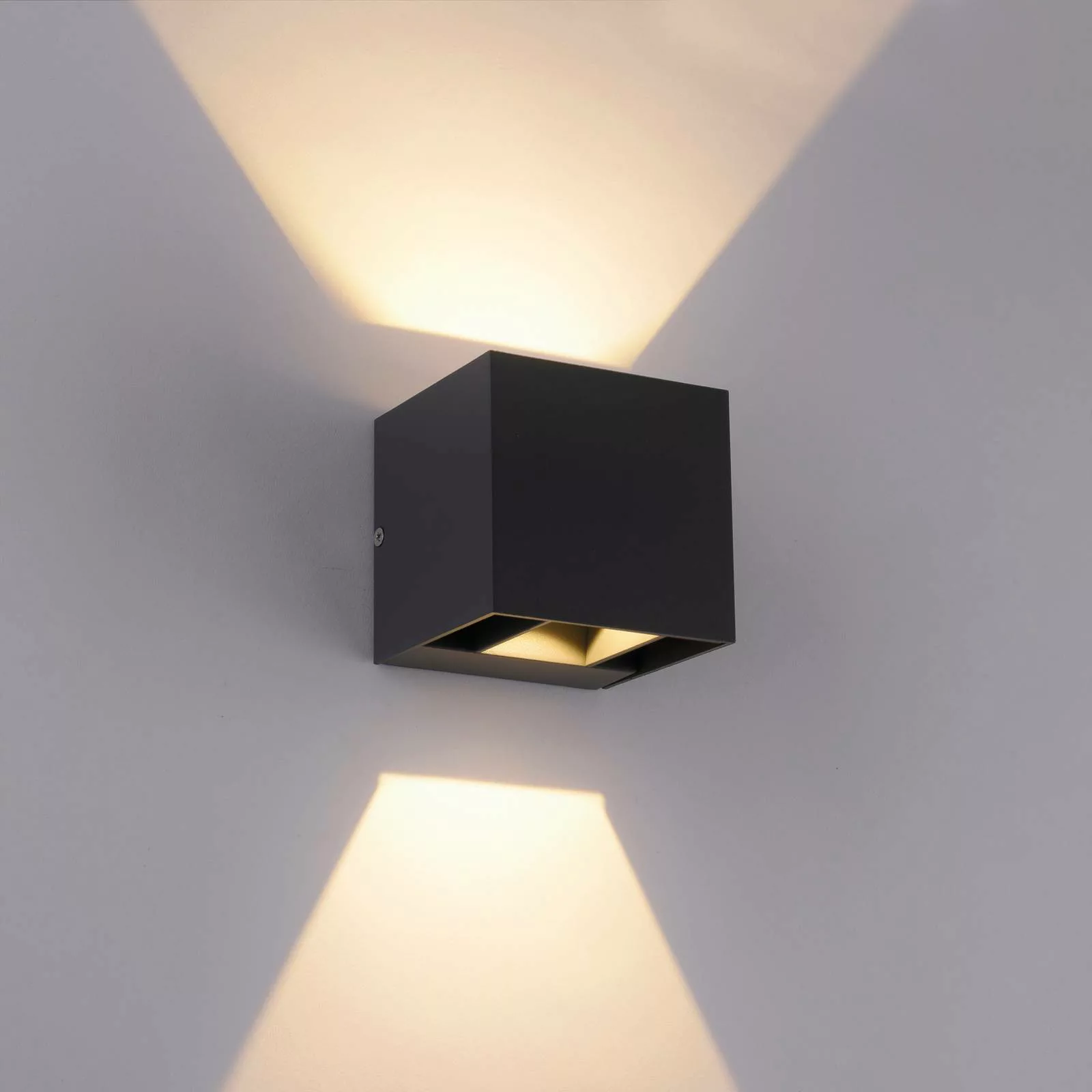 Paul Neuhaus LED Außen-Wandleuchte »BLOCK«, 2 flammig-flammig günstig online kaufen