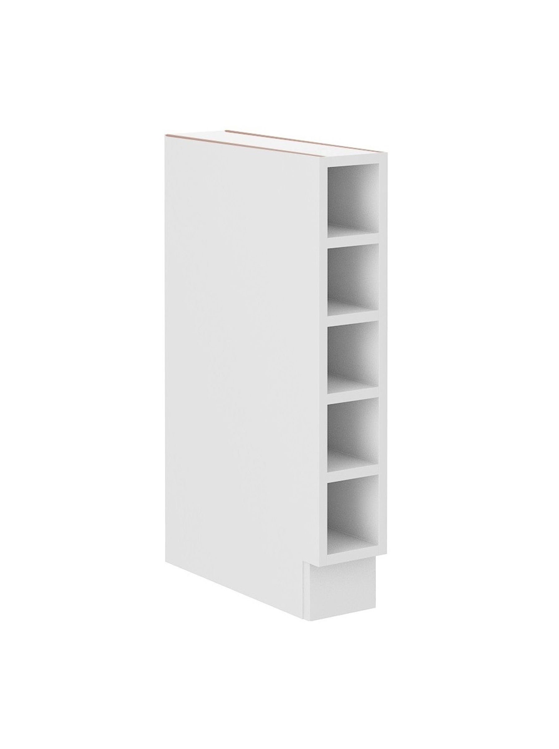Küchen-Preisbombe Unterschrank Regal 15 cm Weiß günstig online kaufen