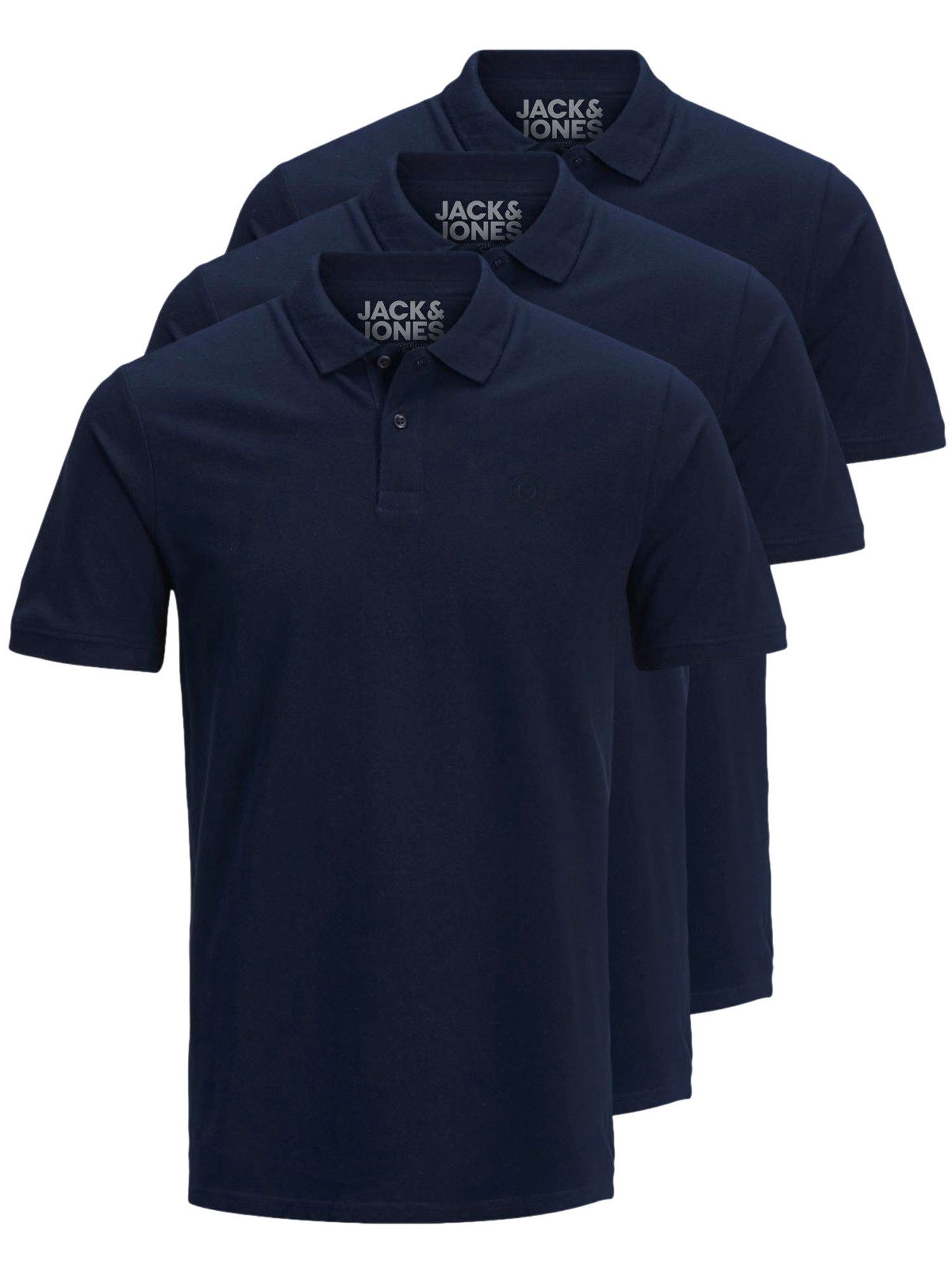Jack & Jones Poloshirt Basic (3-tlg., günstig online kaufen