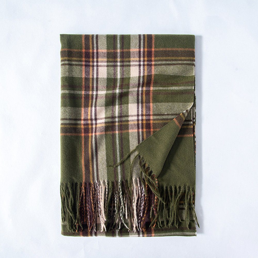 XDeer Wollschal Damen Schal,kuschelweich Karo,Winter Schal günstig online kaufen