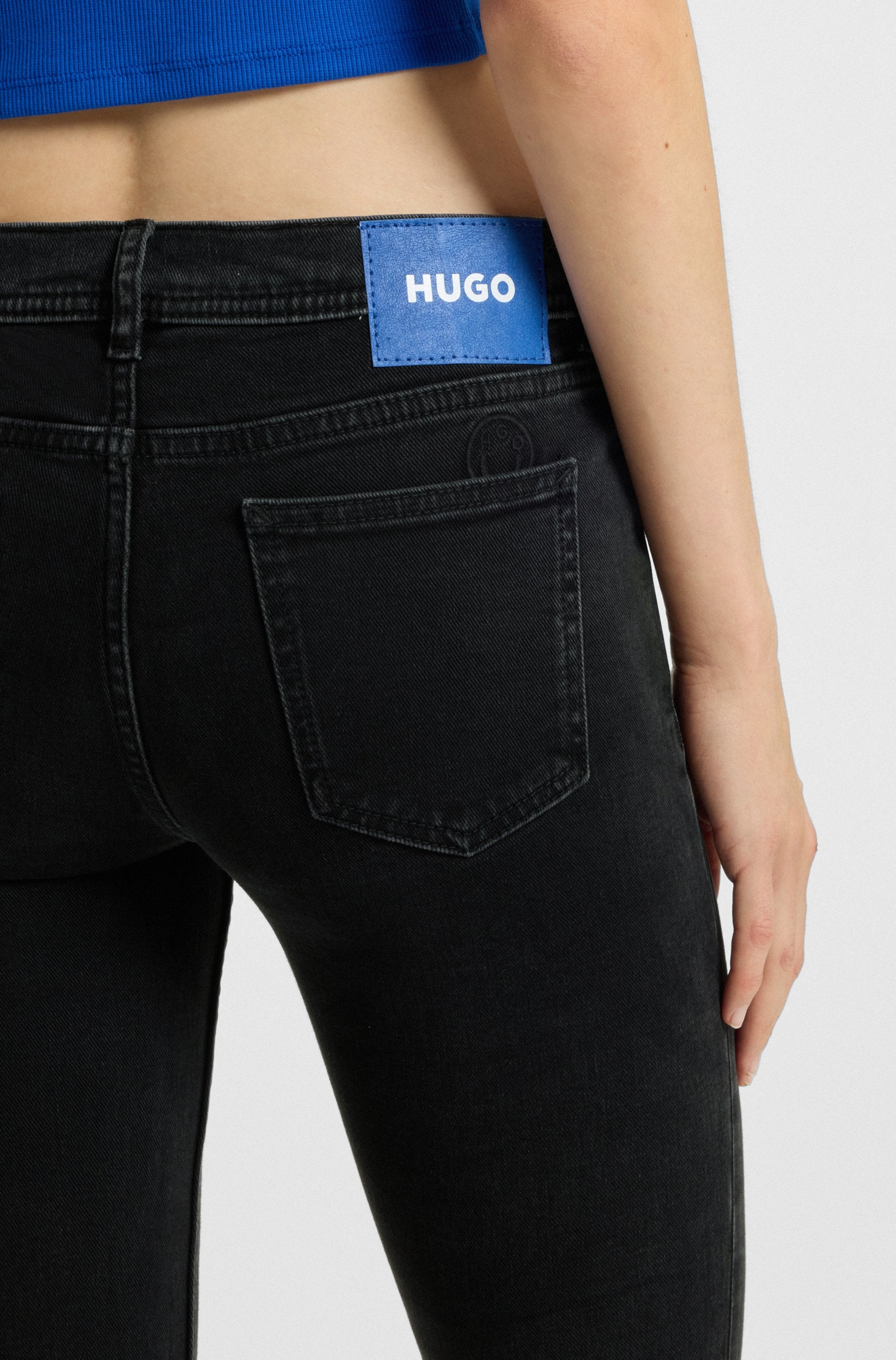 HUGO Blue Bootcut-Jeans "Getti", Ausgestelltes Bein, elastisches Denim günstig online kaufen