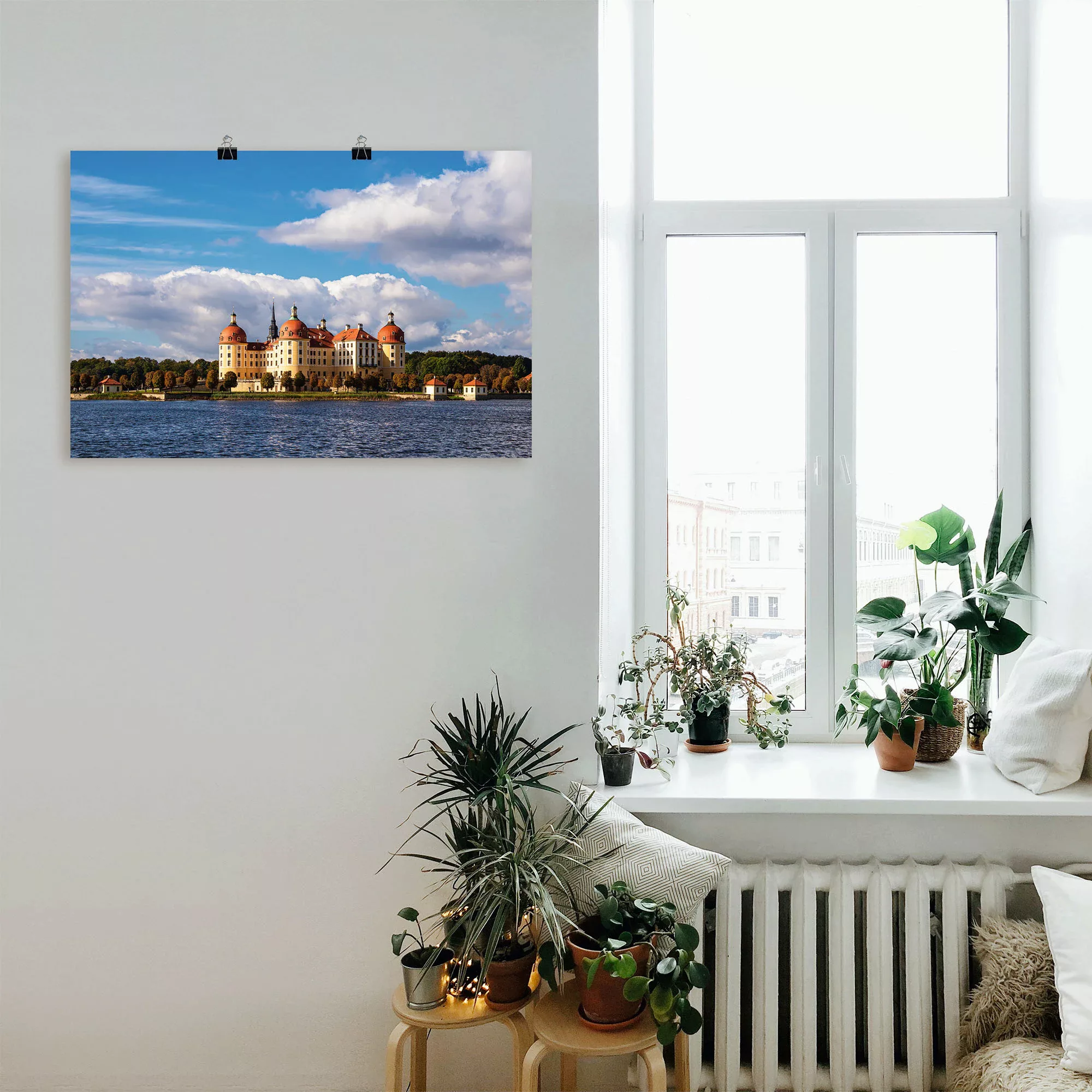 Artland Poster "Blick auf Schloss Moritzburg in Sachsen", Gebäude, (1 St.), günstig online kaufen