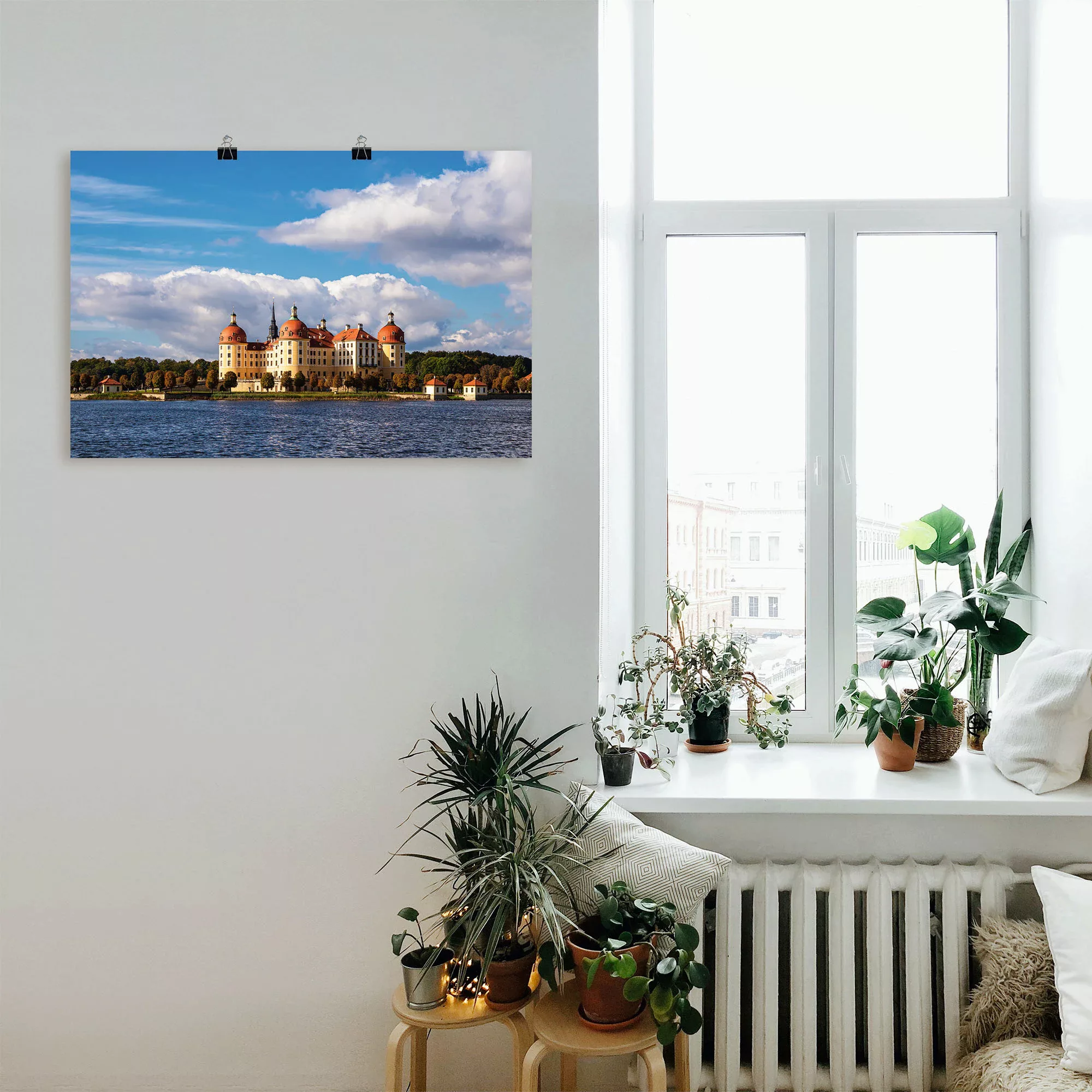 Artland Poster "Blick auf Schloss Moritzburg in Sachsen", Gebäude, (1 St.) günstig online kaufen