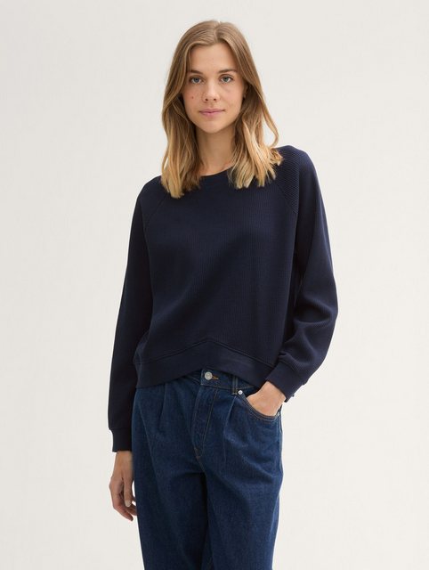 TOM TAILOR Denim Sweatshirt (1-tlg) Plain/ohne Details günstig online kaufen