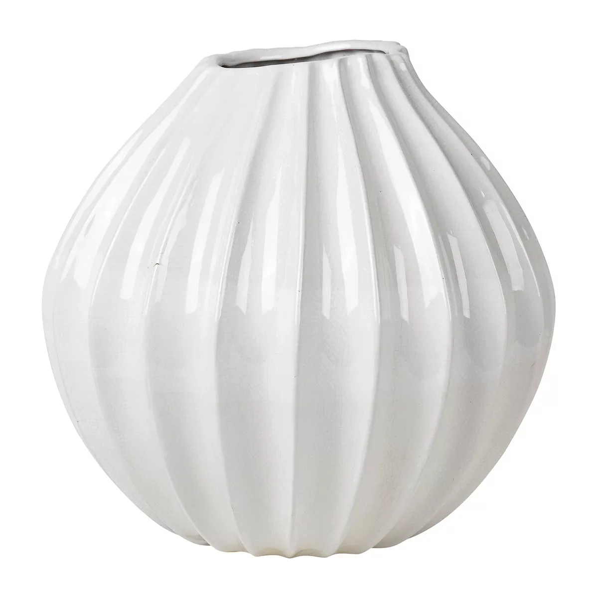 Wide Vase ivory 40cm günstig online kaufen