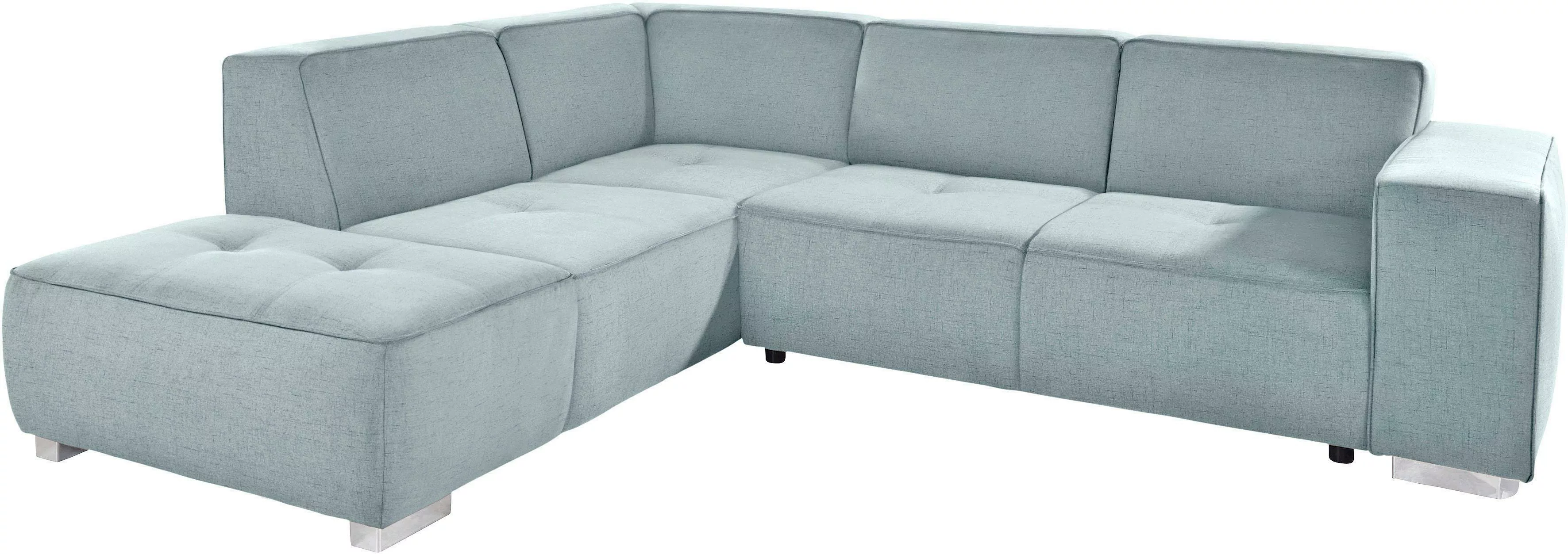 INOSIGN Ecksofa "Sapporo L-Form", wahlweise Bettfunktion oder Sitztiefenver günstig online kaufen